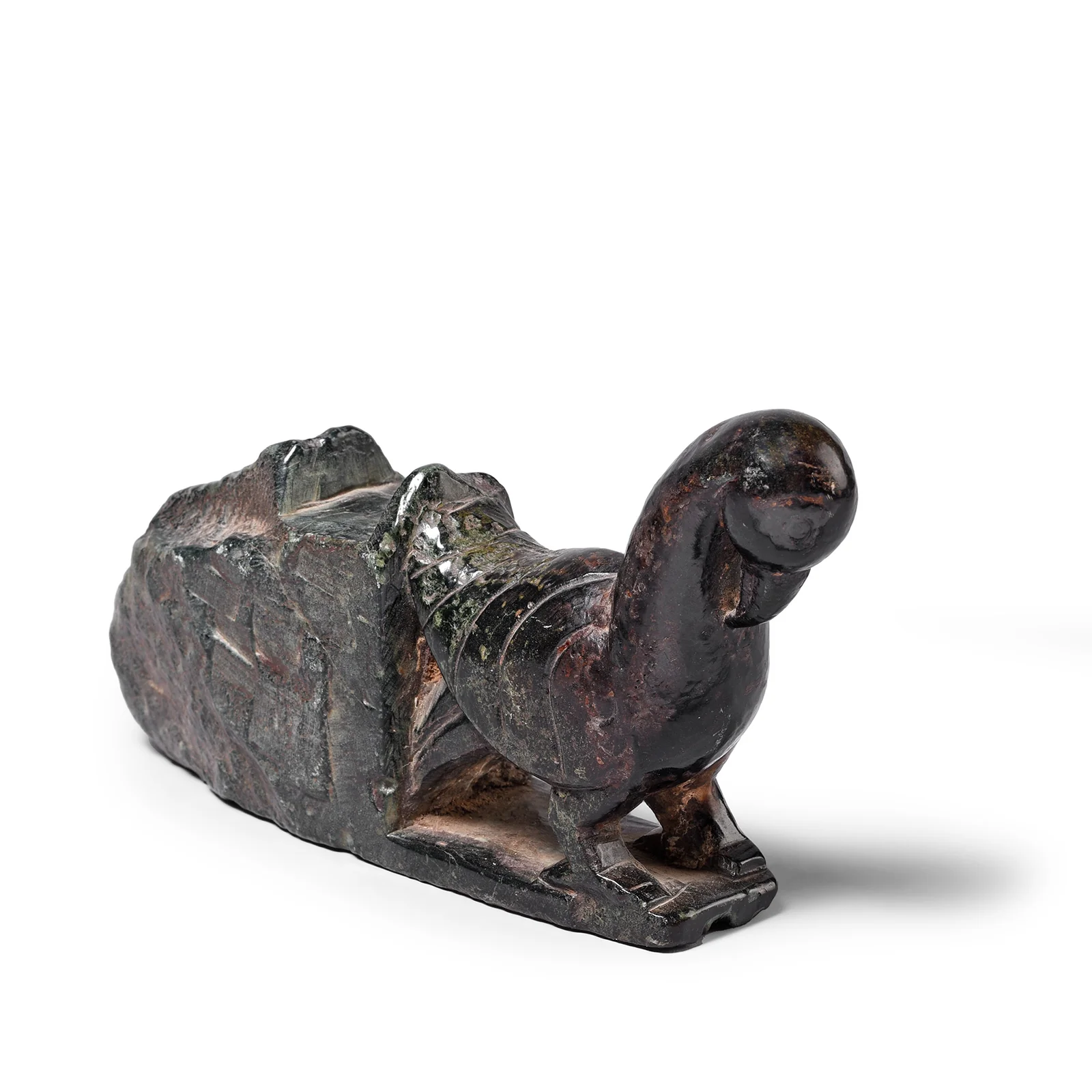 Soapstone Peacock Turban Hanger From Dungarpur - 19th Century - Image 3