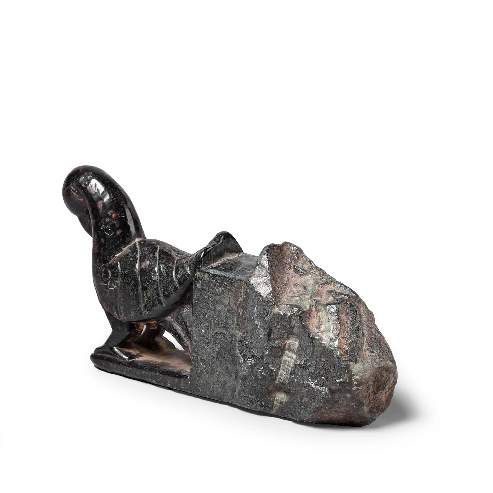 Soapstone Peacock Turban Hanger From Dungarpur - 19th Century - Image 4