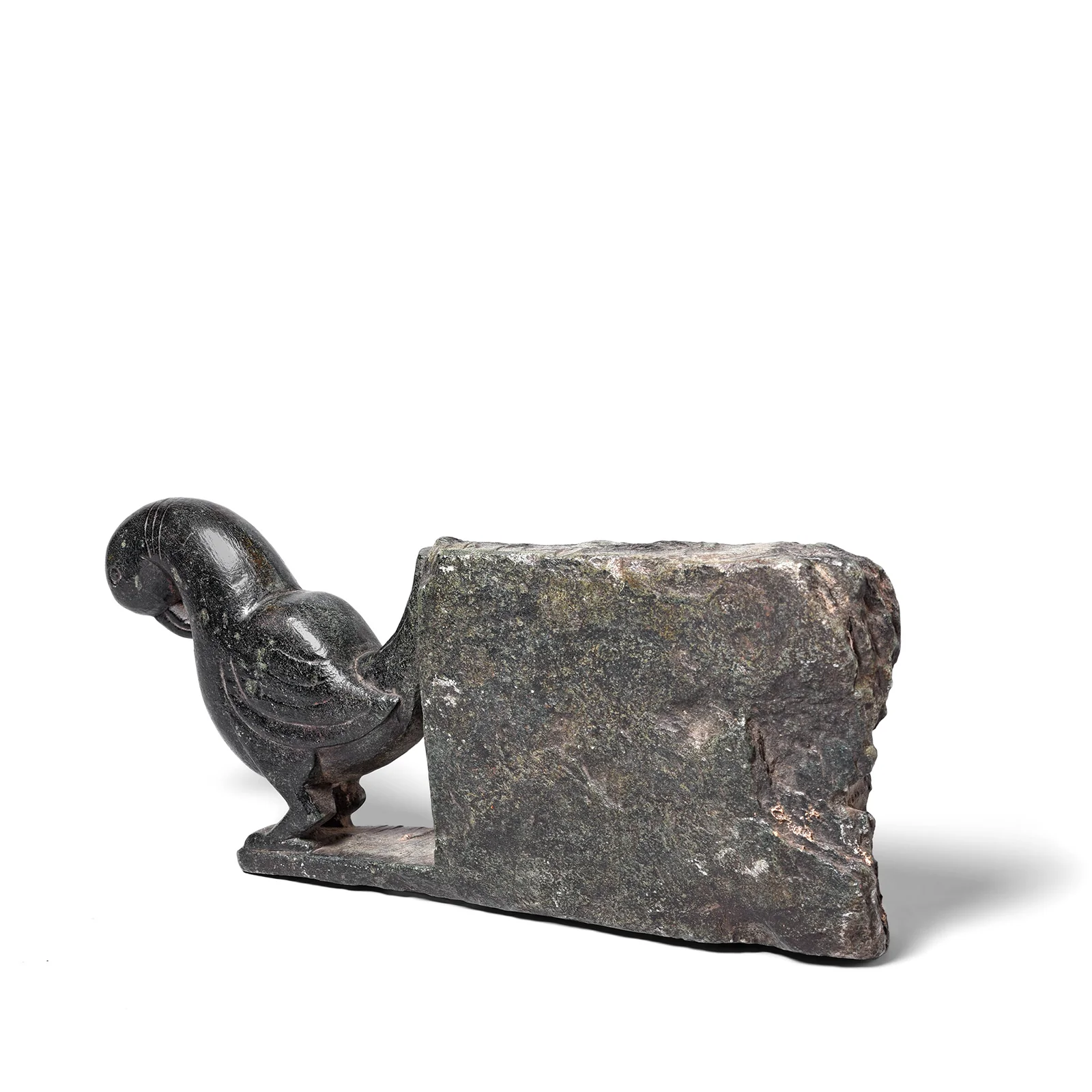 Soapstone Peacock Turban Hanger From Dungarpur - 19th Century - Image 4