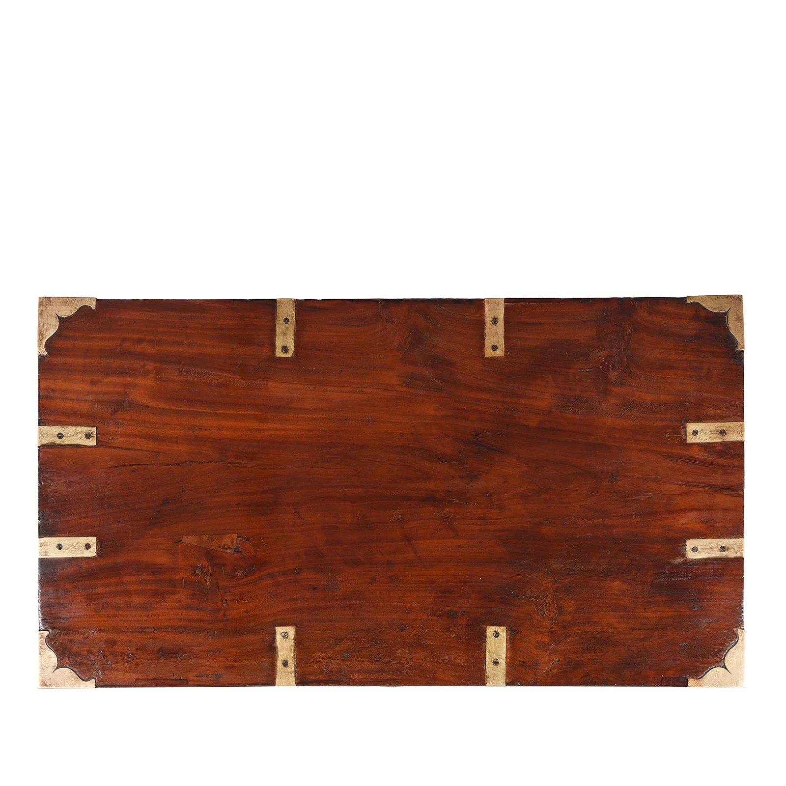 Brass Bound Military Chest From South India  - 19th Century - Image 10