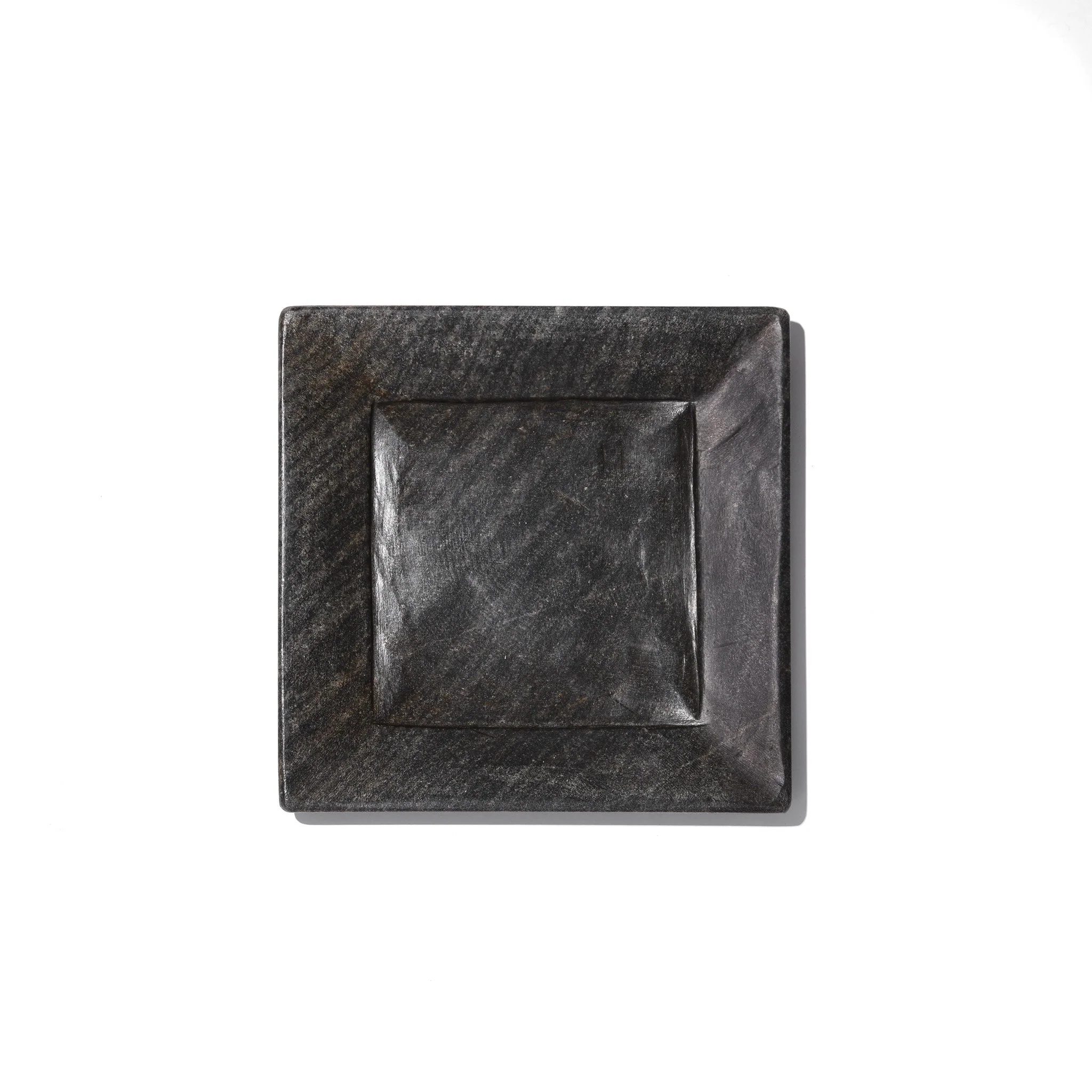 Hand Carved Black Marble Plates - Image 3
