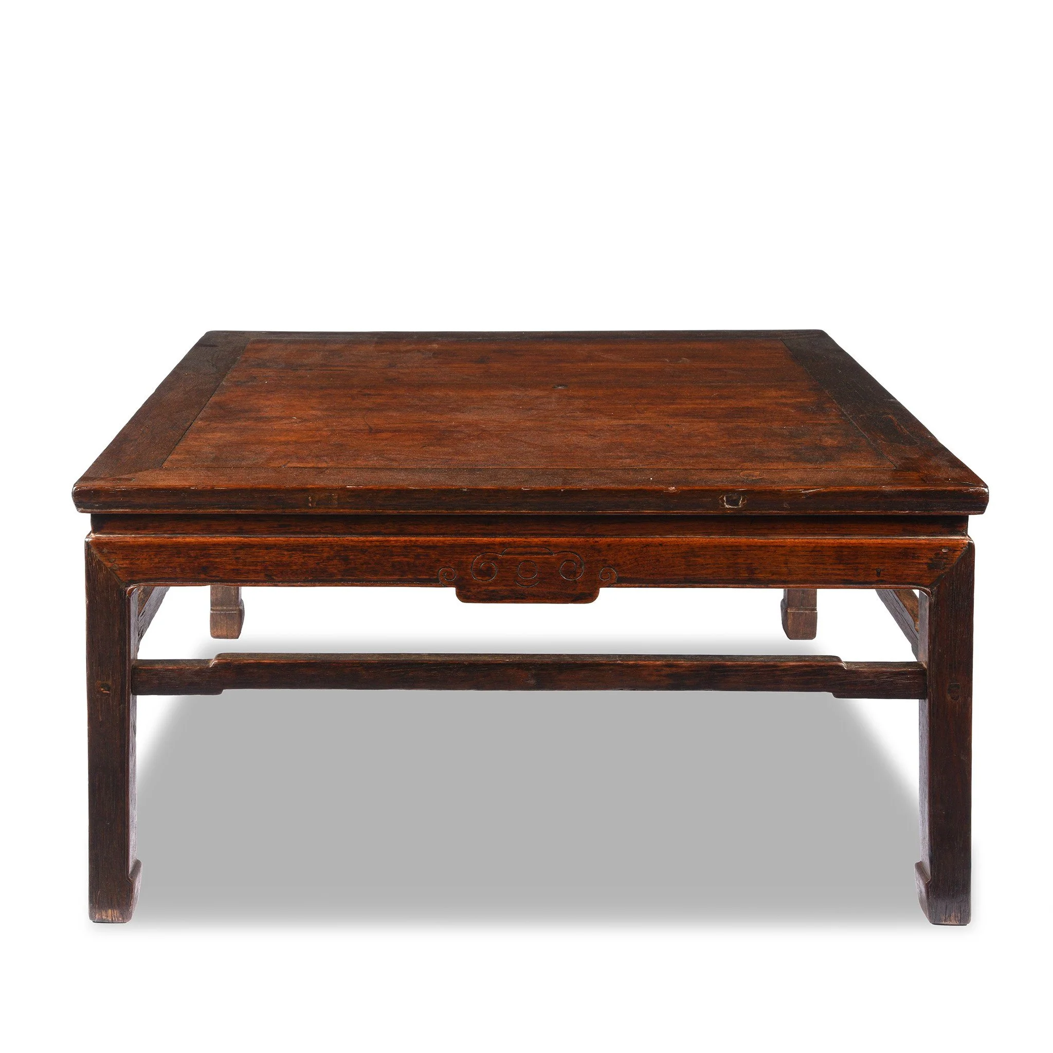 Oak & Elm Square Coffee Table From Shanxi - 19thC - Image 3