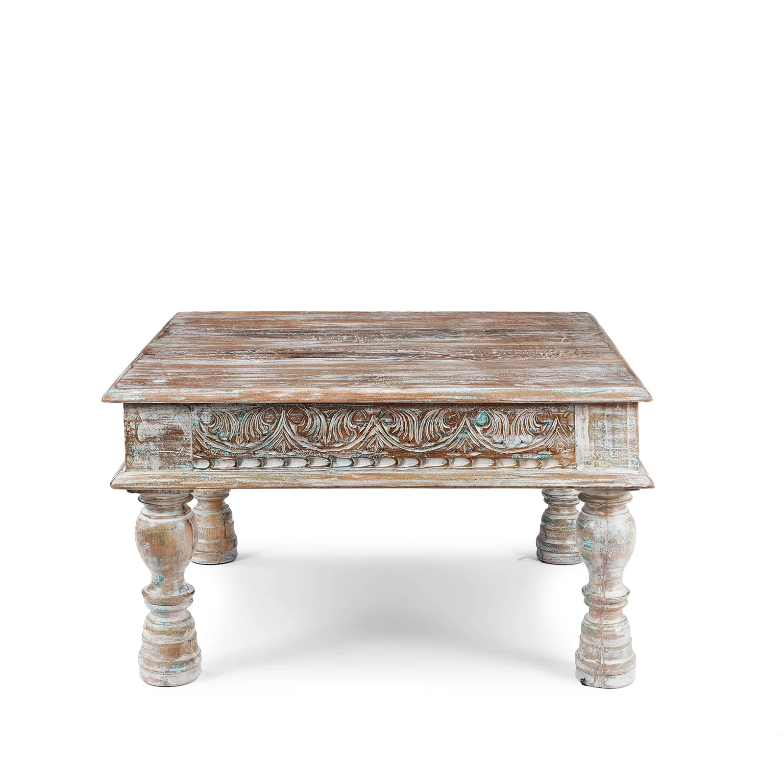 Square Reclaimed Teak Takhat - Image 3