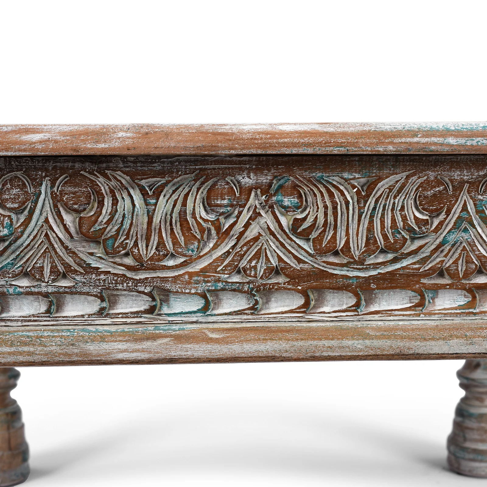 Square Reclaimed Teak Takhat - Image 5