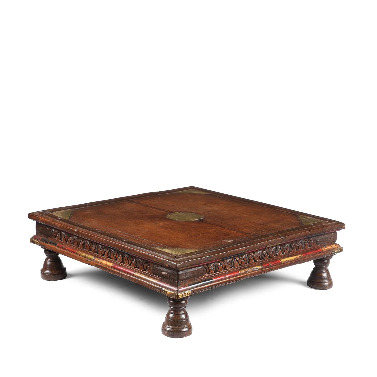 Square Bajot Low Table From Shekhawati - 19th Century - Image 4