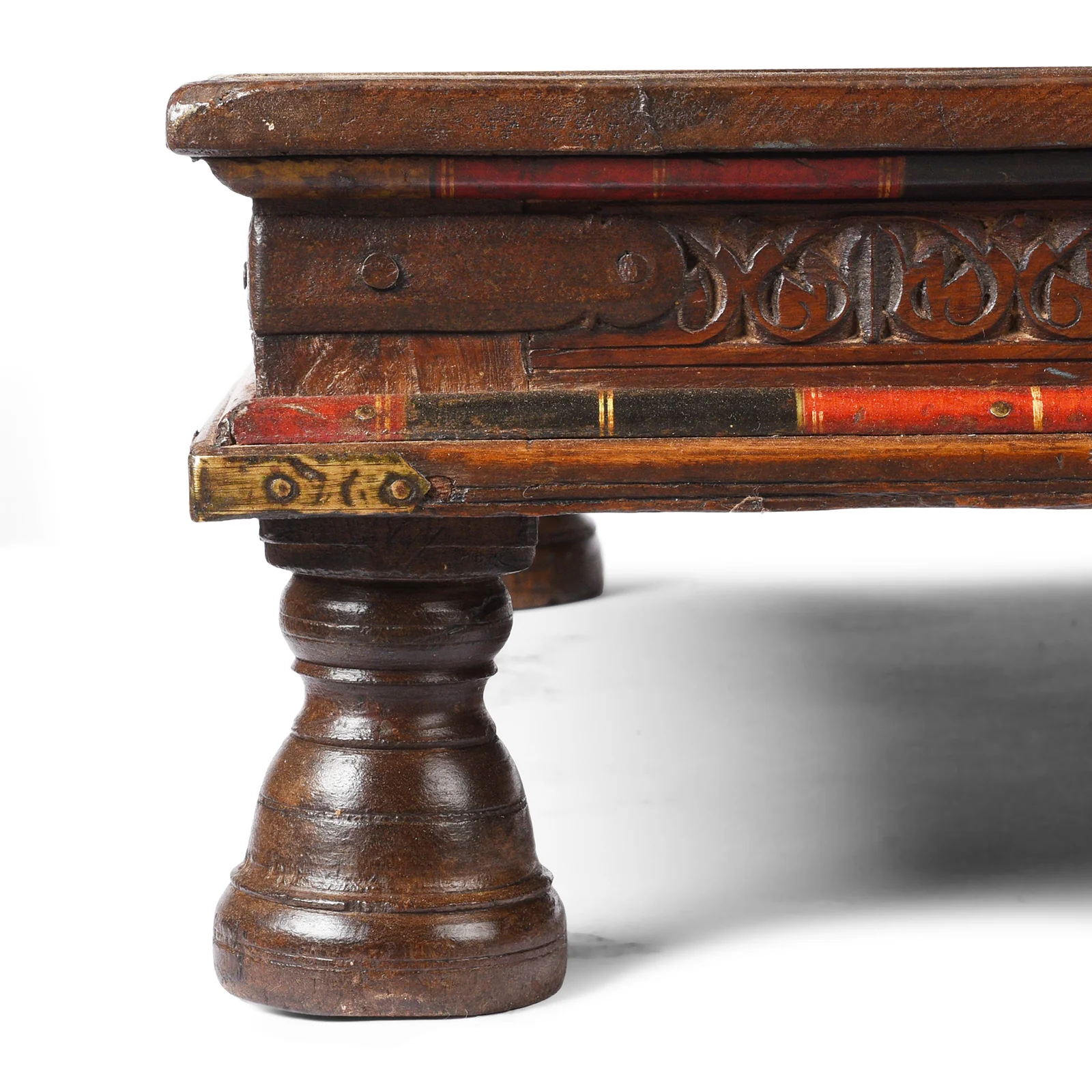 Square Bajot Low Table From Shekhawati - 19th Century - Image 5