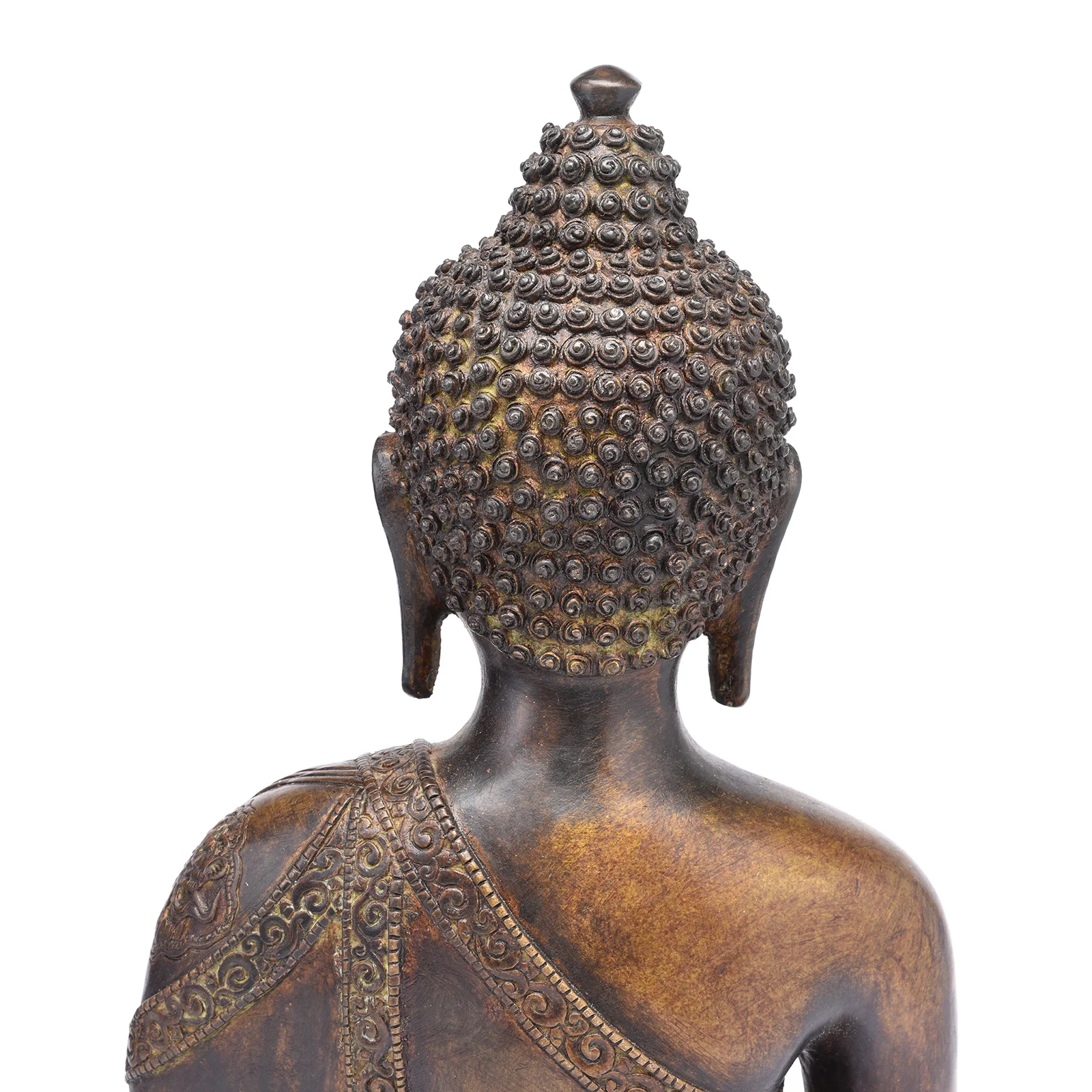 Brass Buddha Statue - Dhyana Mudra Pose - Image 8