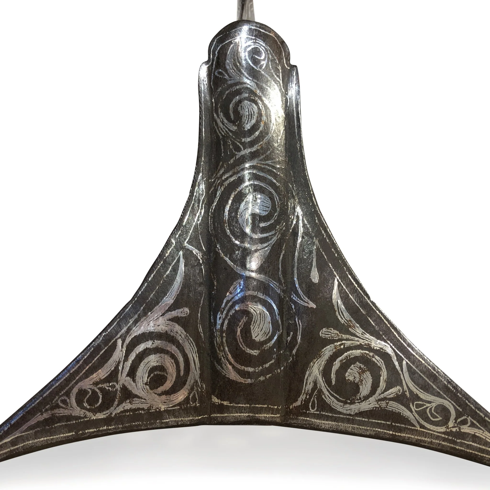 Silver Inlaid Iron Stirrup From Persia- 19thC - Image 2