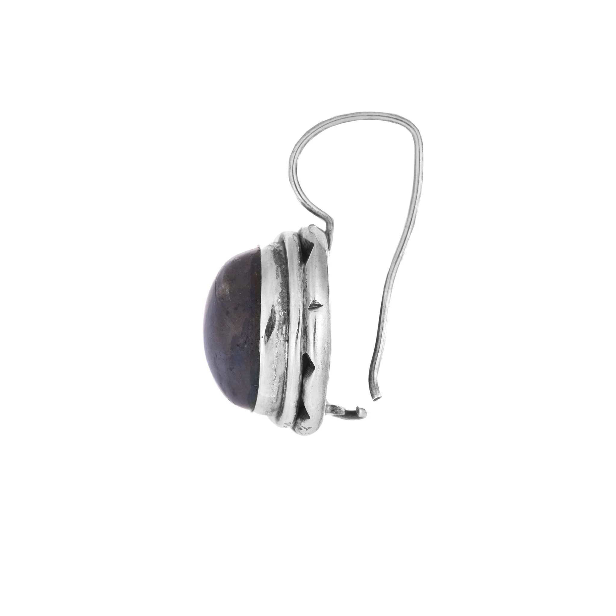 Sterling Silver Earrings - Labradorite - Image 2