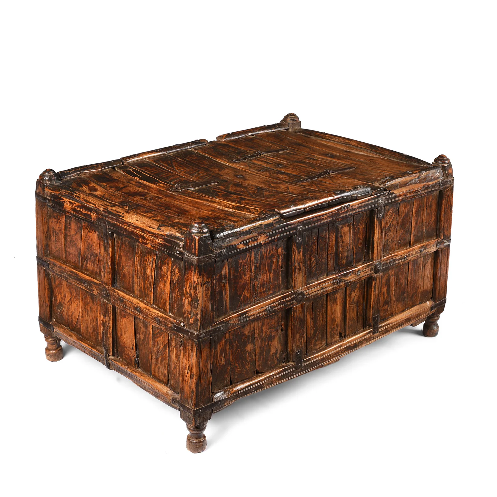 Stick Box Storage Chest From Jaisalmer - 19th Century - Image 4