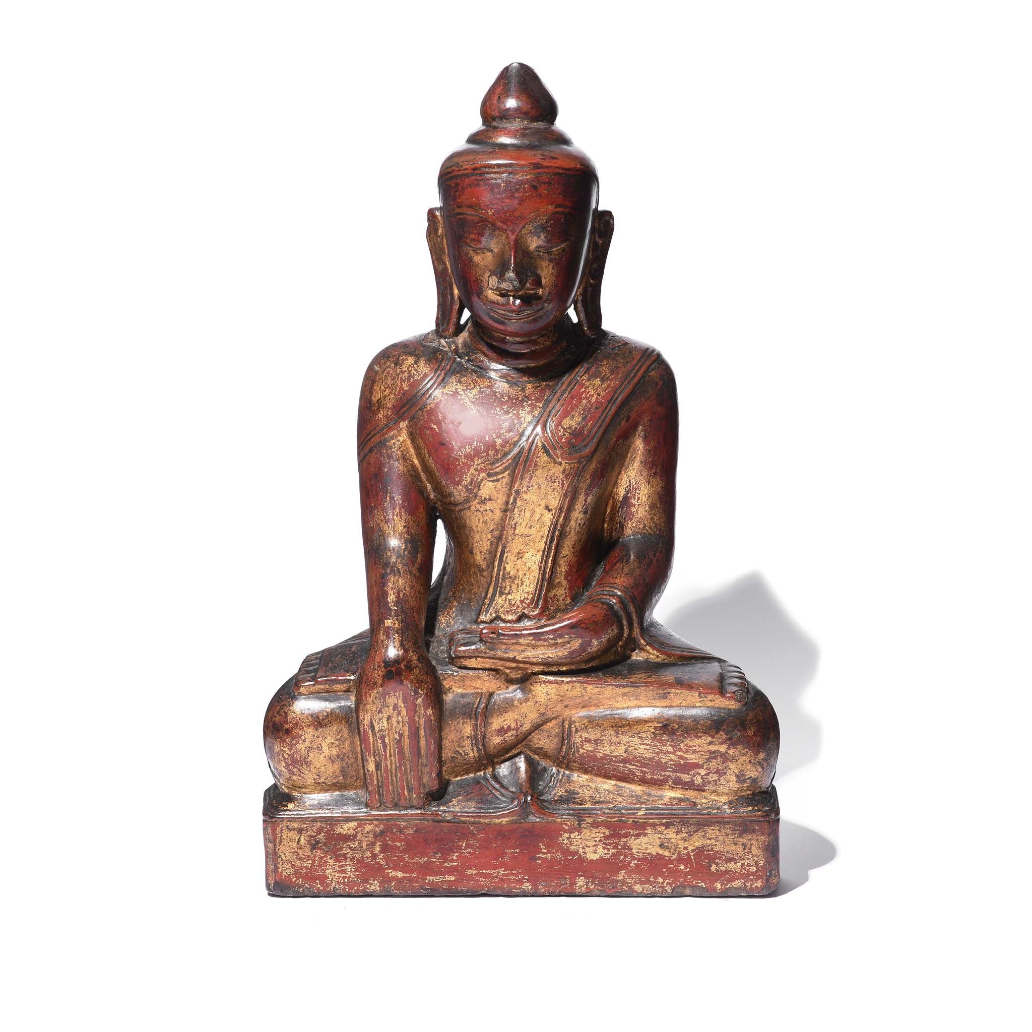 Stone Amarapura Buddha In Bhumisparsha From Burma - 18thC - Image 2