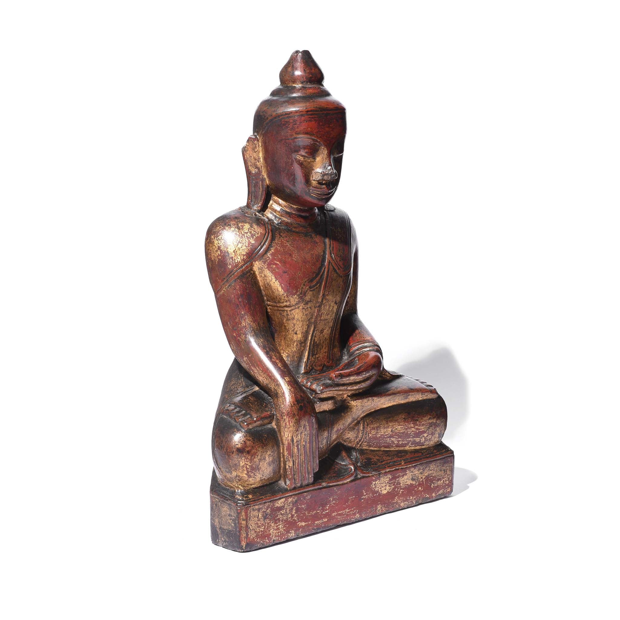 Stone Amarapura Buddha In Bhumisparsha From Burma - 18thC - Image 3