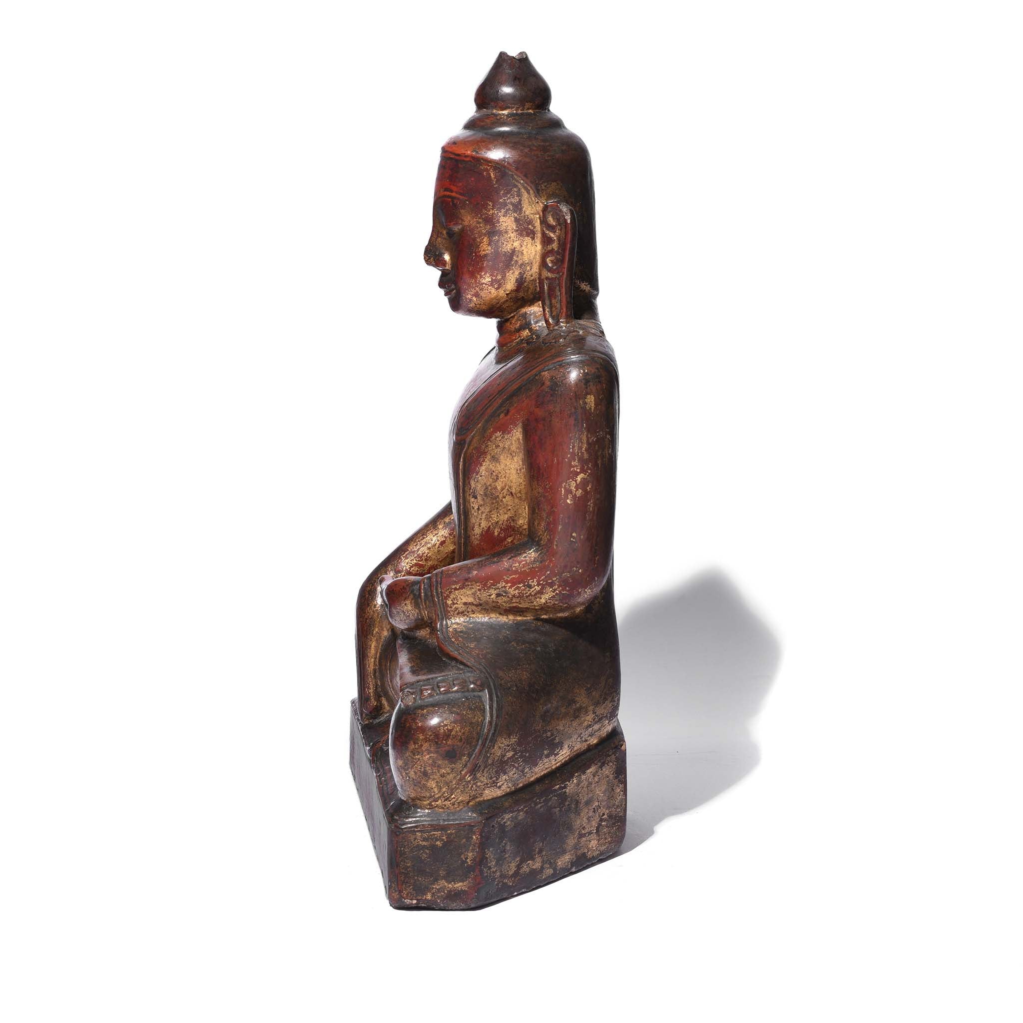 Stone Amarapura Buddha In Bhumisparsha From Burma - 18thC - Image 4