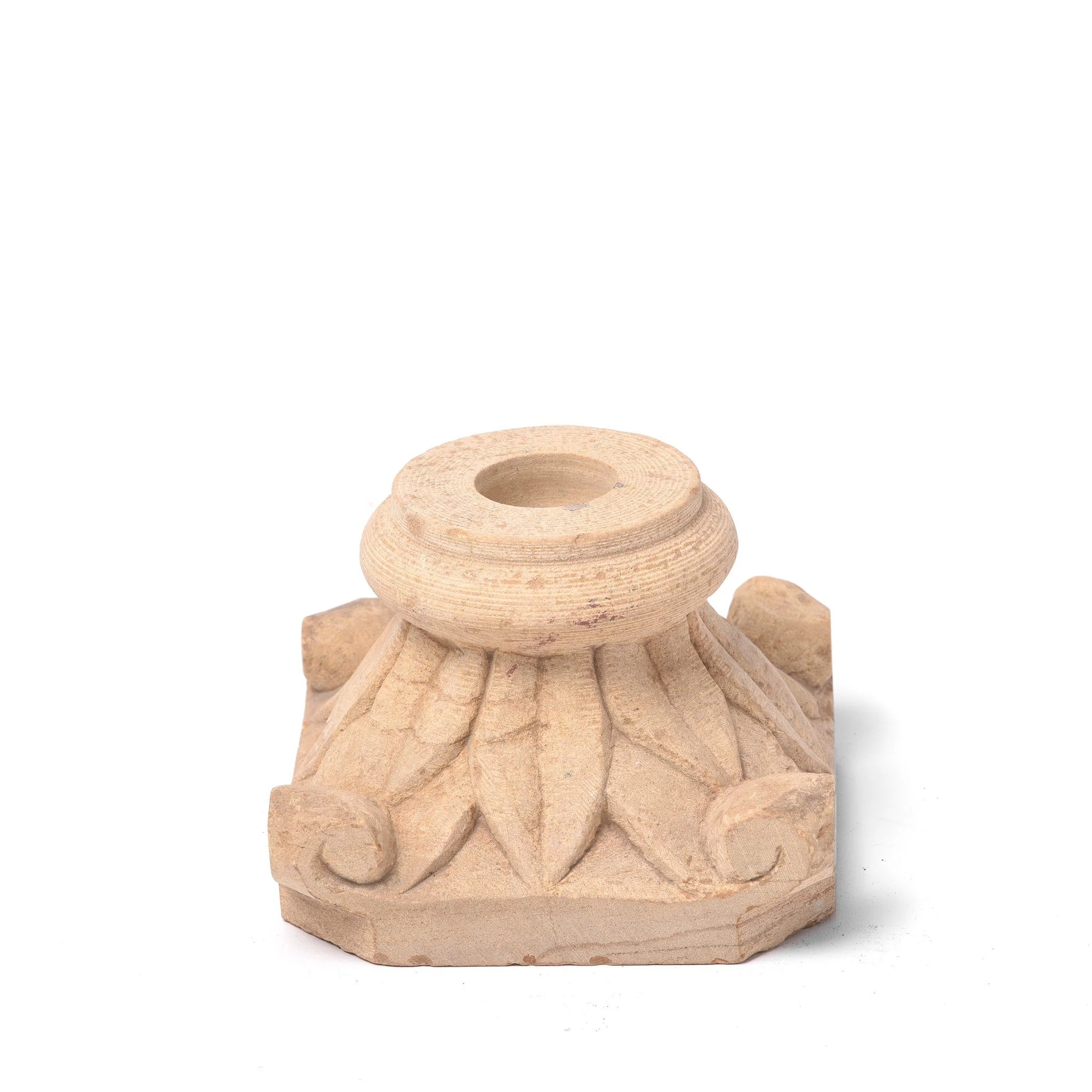 Stone Candle Stand From Jaisalmer - Image 2