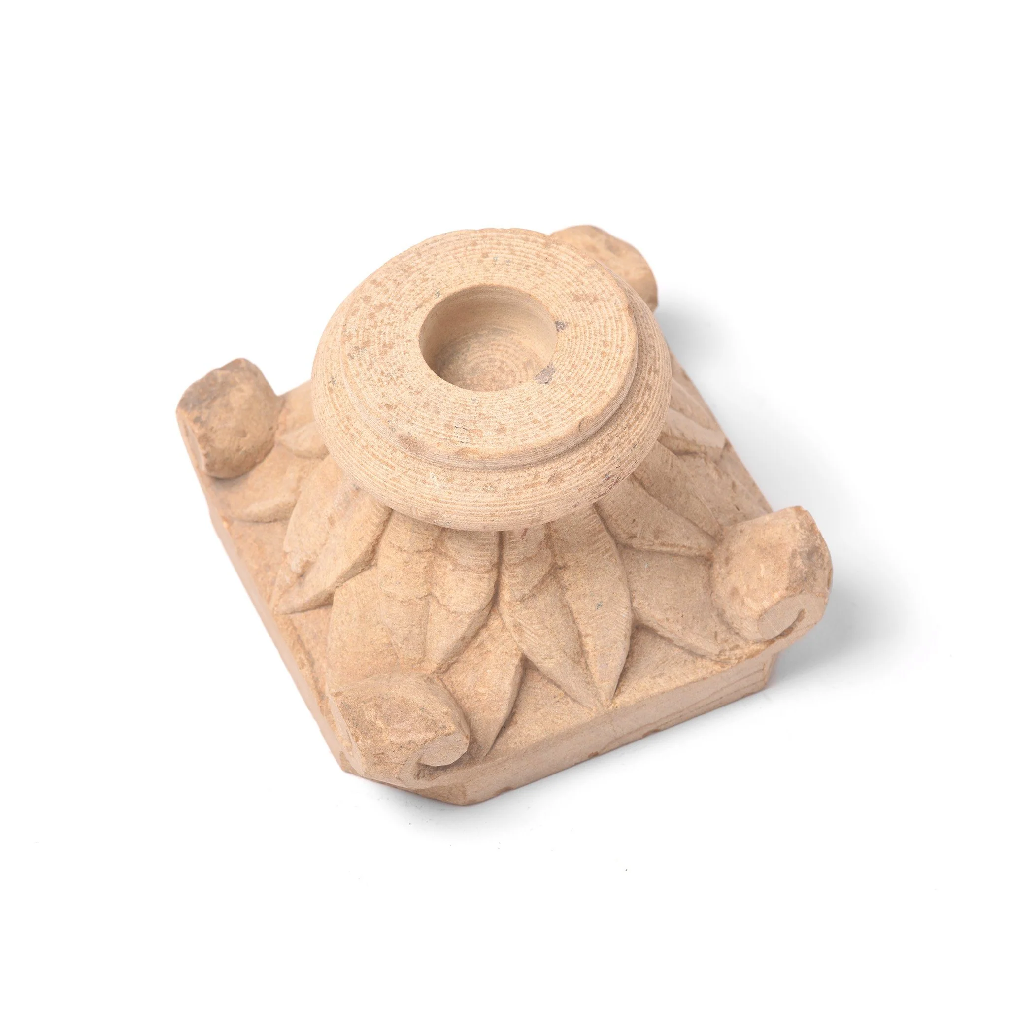Stone Candle Stand From Jaisalmer - Image 3