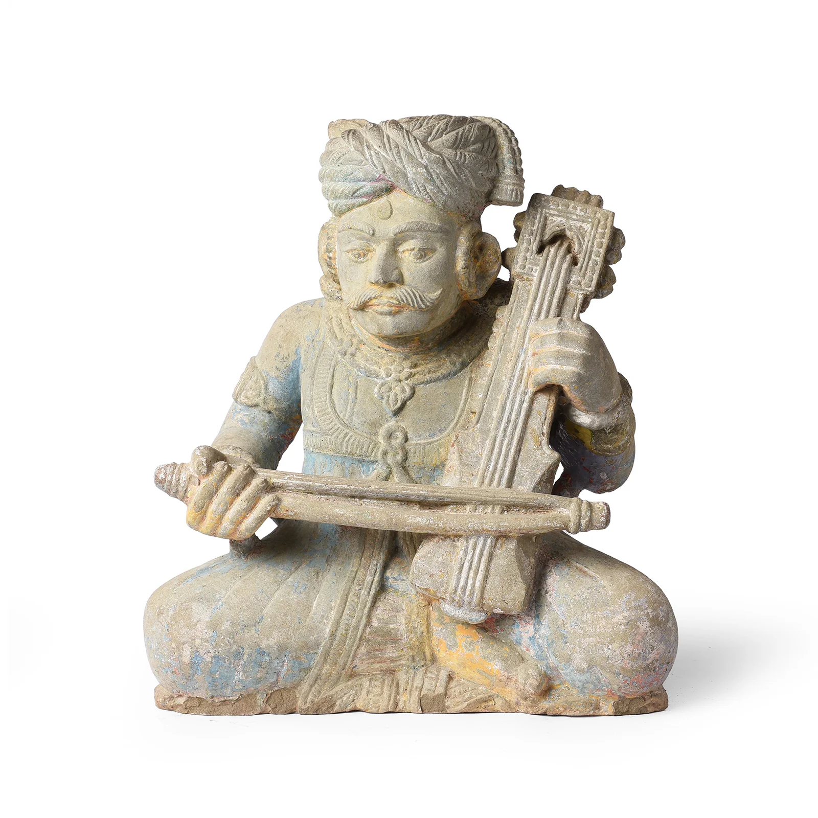 Stone Musicians From Kutch  - Early 19th Century - Image 8