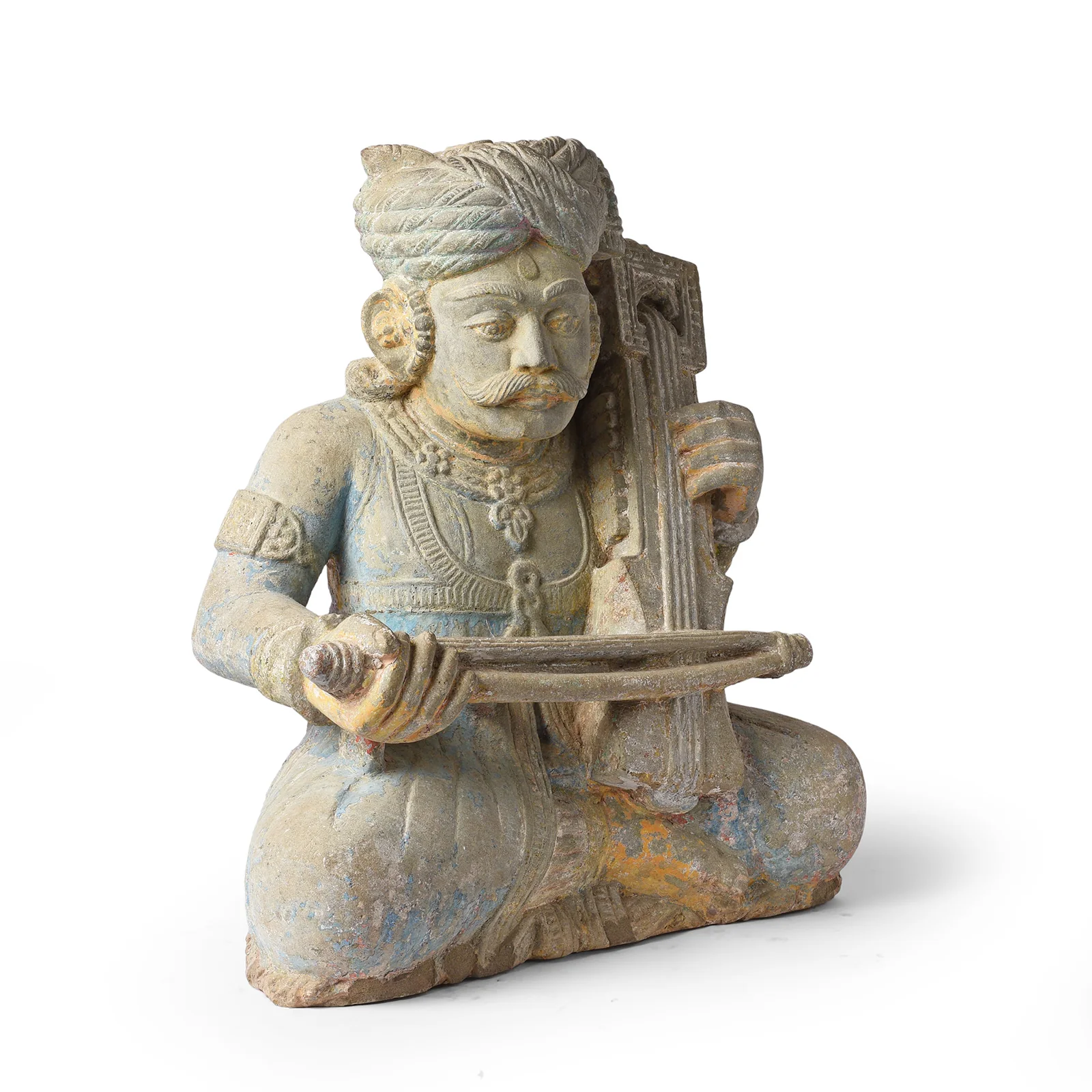 Stone Musicians From Kutch  - Early 19th Century - Image 9