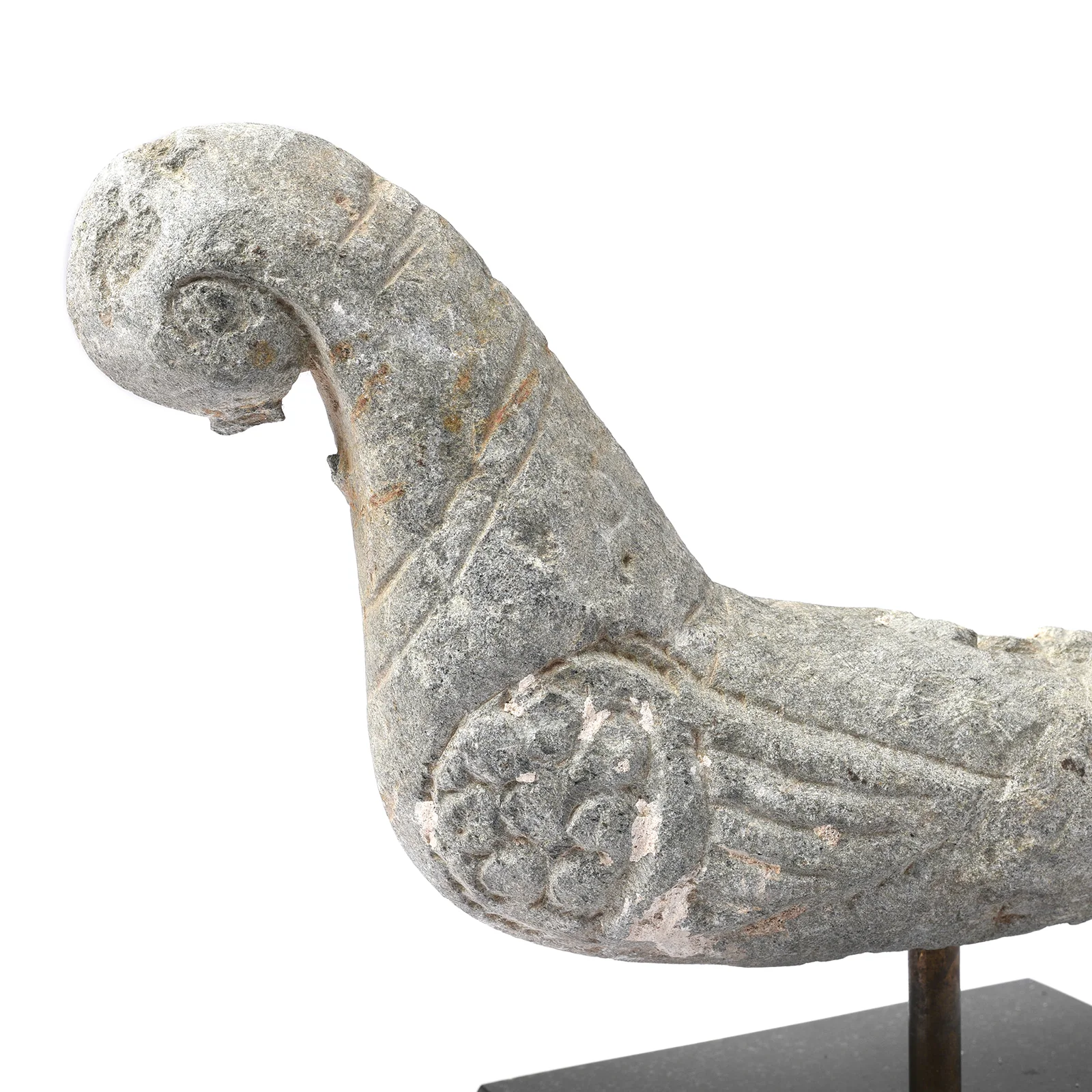 Stone Parrot Turban Hanger From Dungarpur - 19thC - Image 2