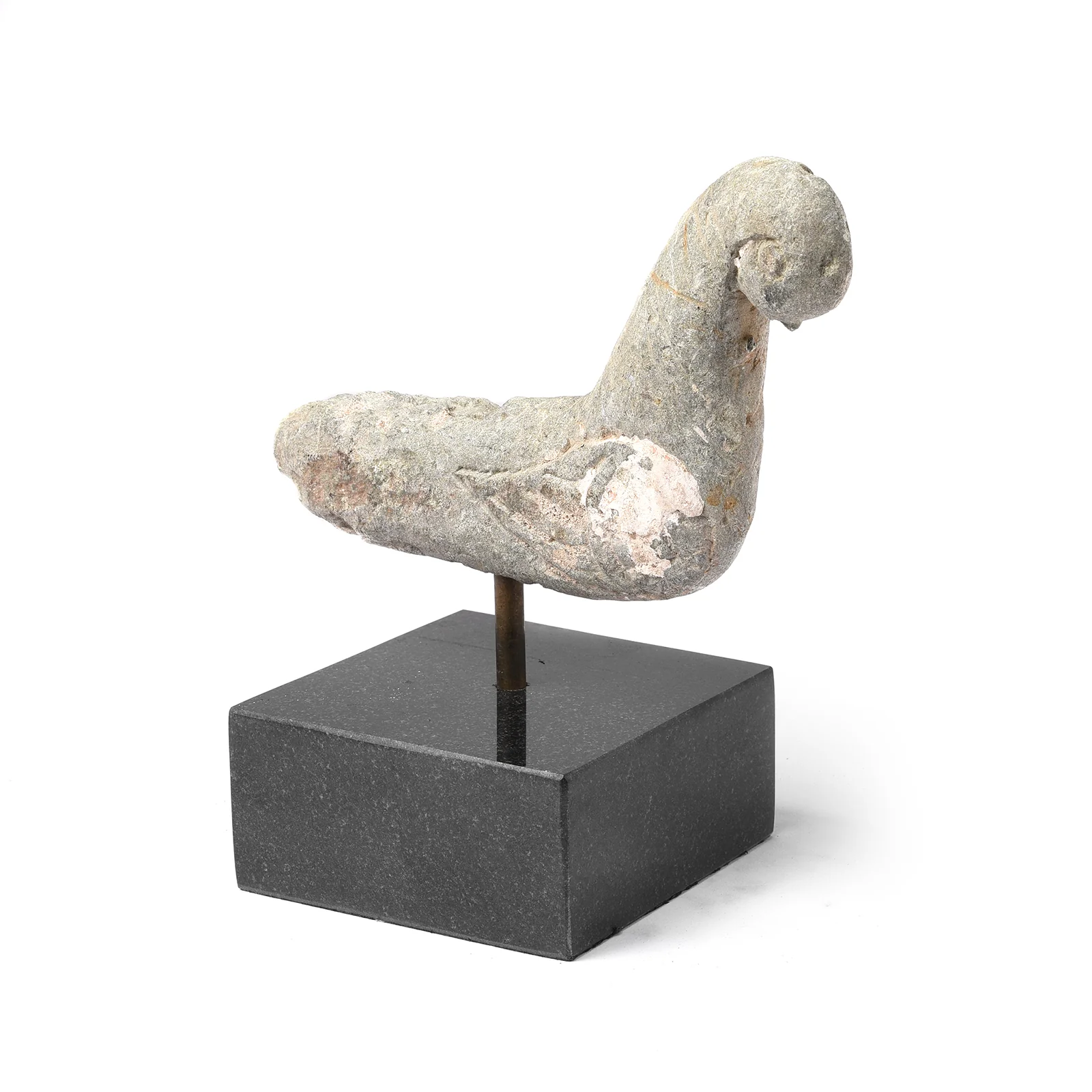 Stone Parrot Turban Hanger From Dungarpur - 19thC - Image 3