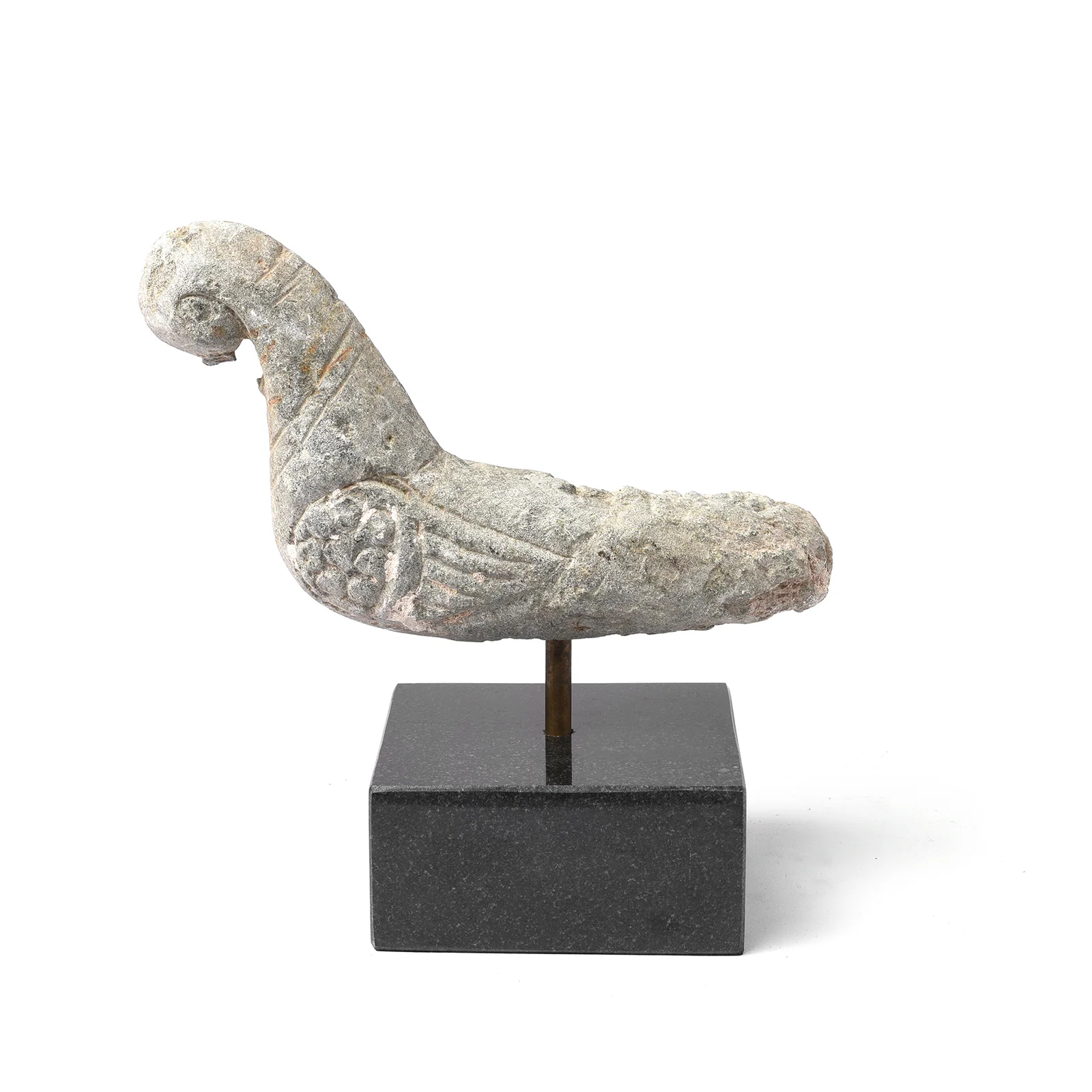 Stone Parrot Turban Hanger From Dungarpur - 19thC - Image 4