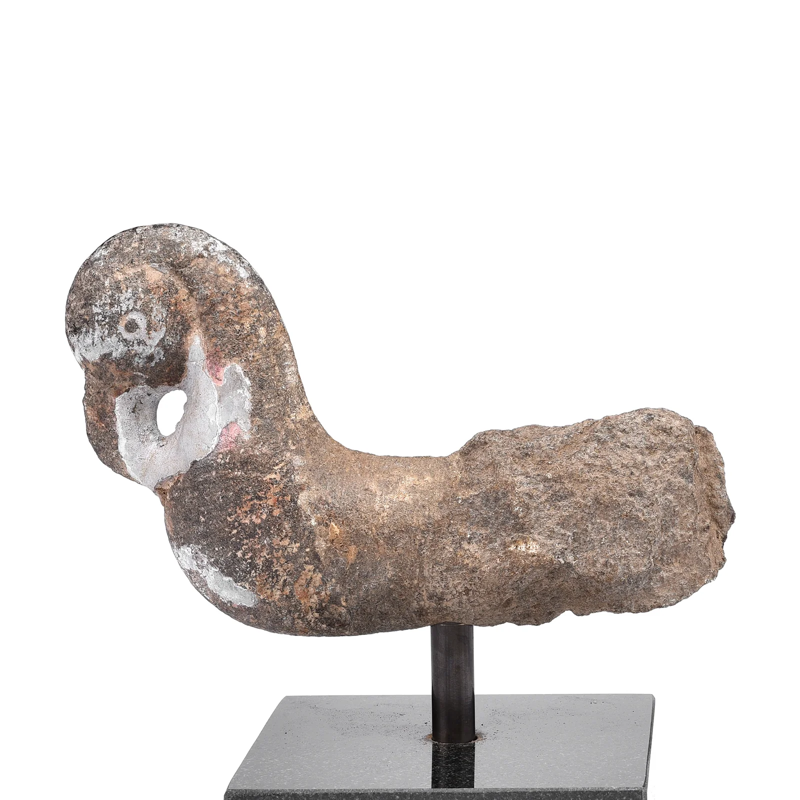 Stone Parrot Turban Hanger From Dungarpur - 19thC - Image 4