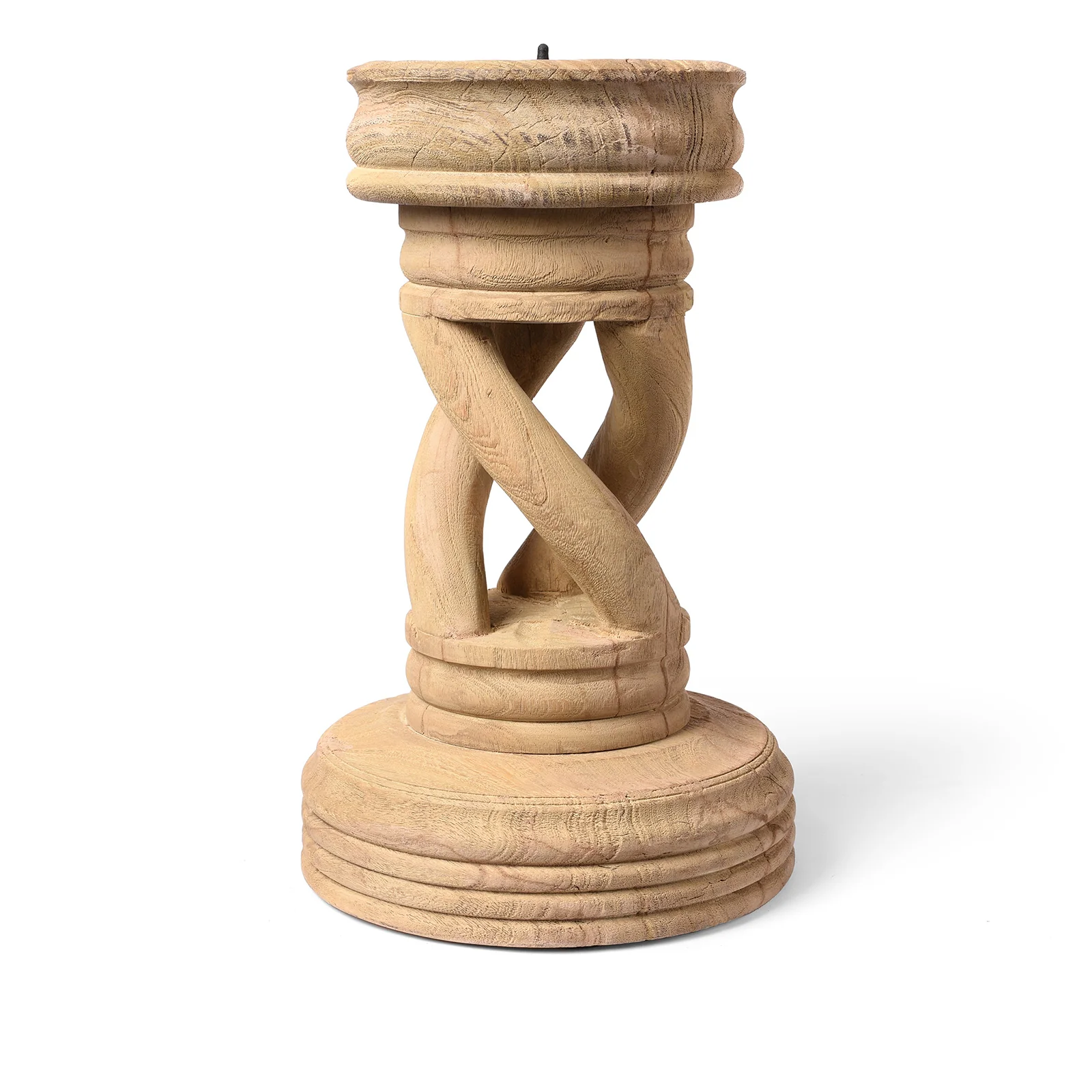 Sunbleached Barley Twist Candlestand - Image 4