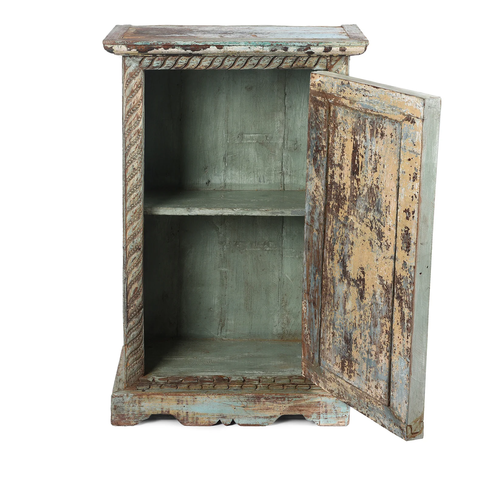 Sunburst Bedside Cabinet Made From Reclaimed Teak - Image 3