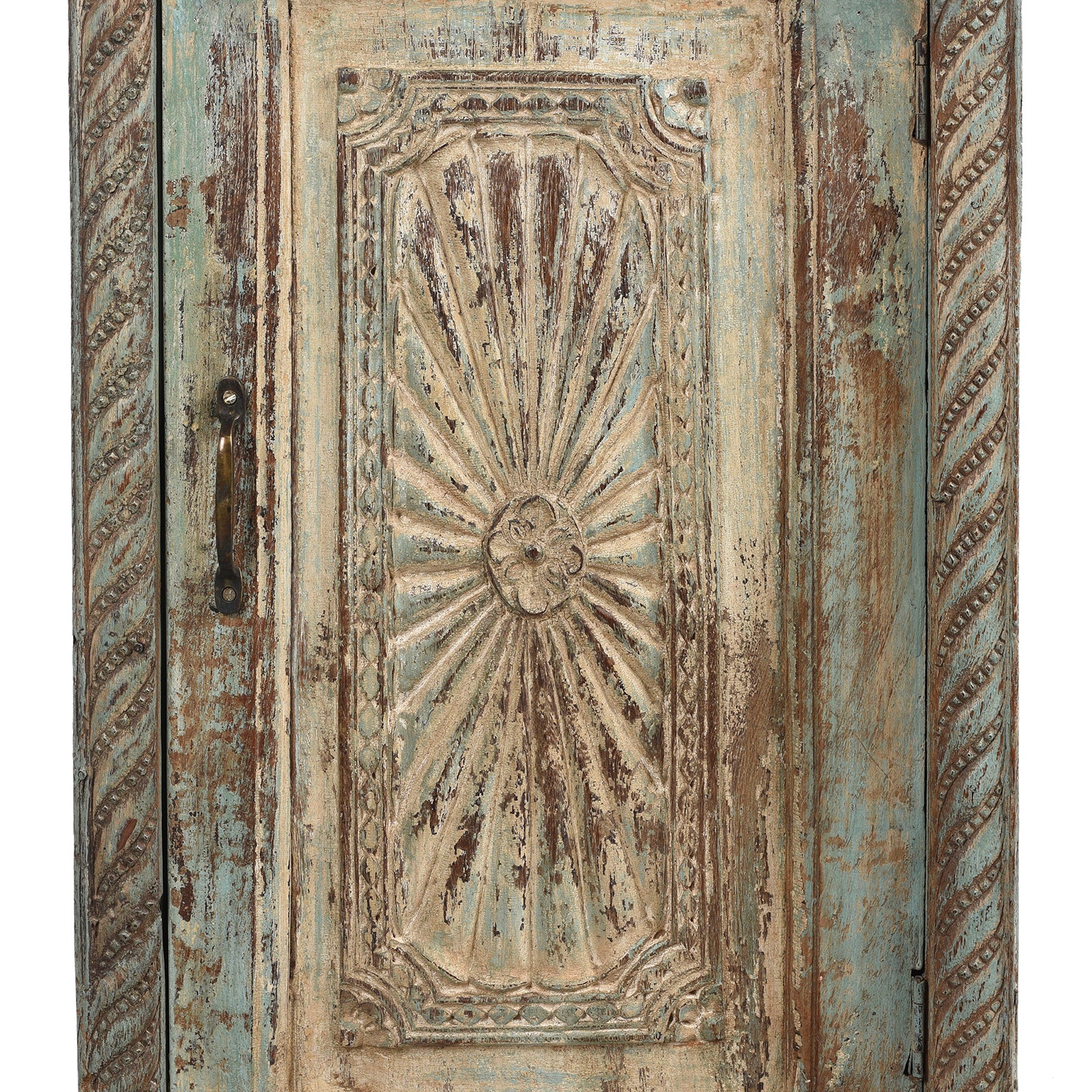 Sunburst Bedside Cabinet Made From Reclaimed Teak - Image 6