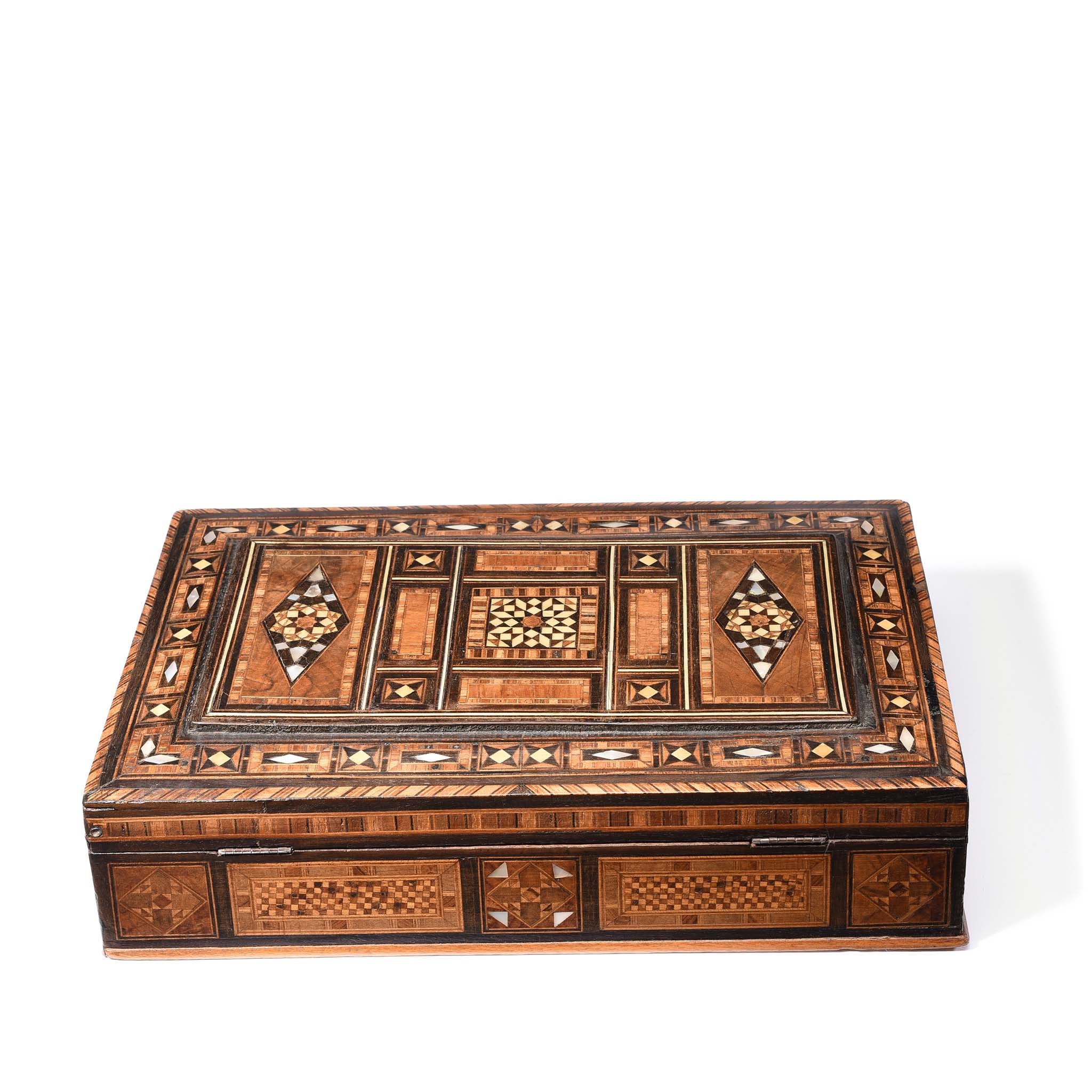 Syrian Marquetry Keepsake Box - Early 20thC - Image 4