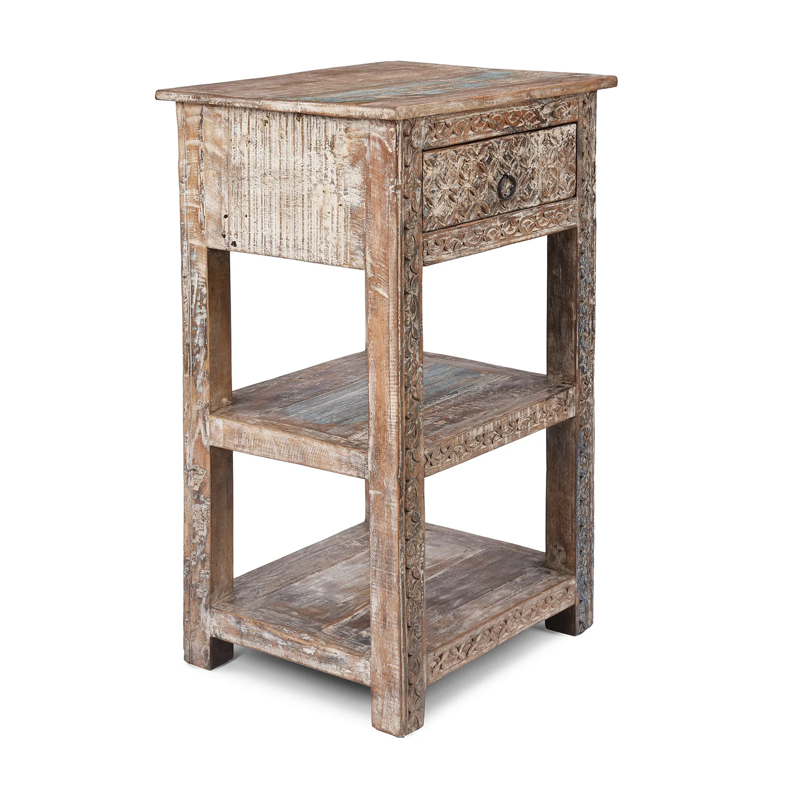 Reclaimed Teak Bedside Table