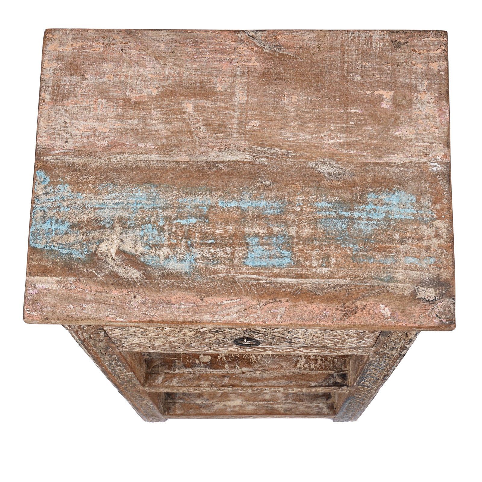 Reclaimed Teak Bedside Table - Image 5