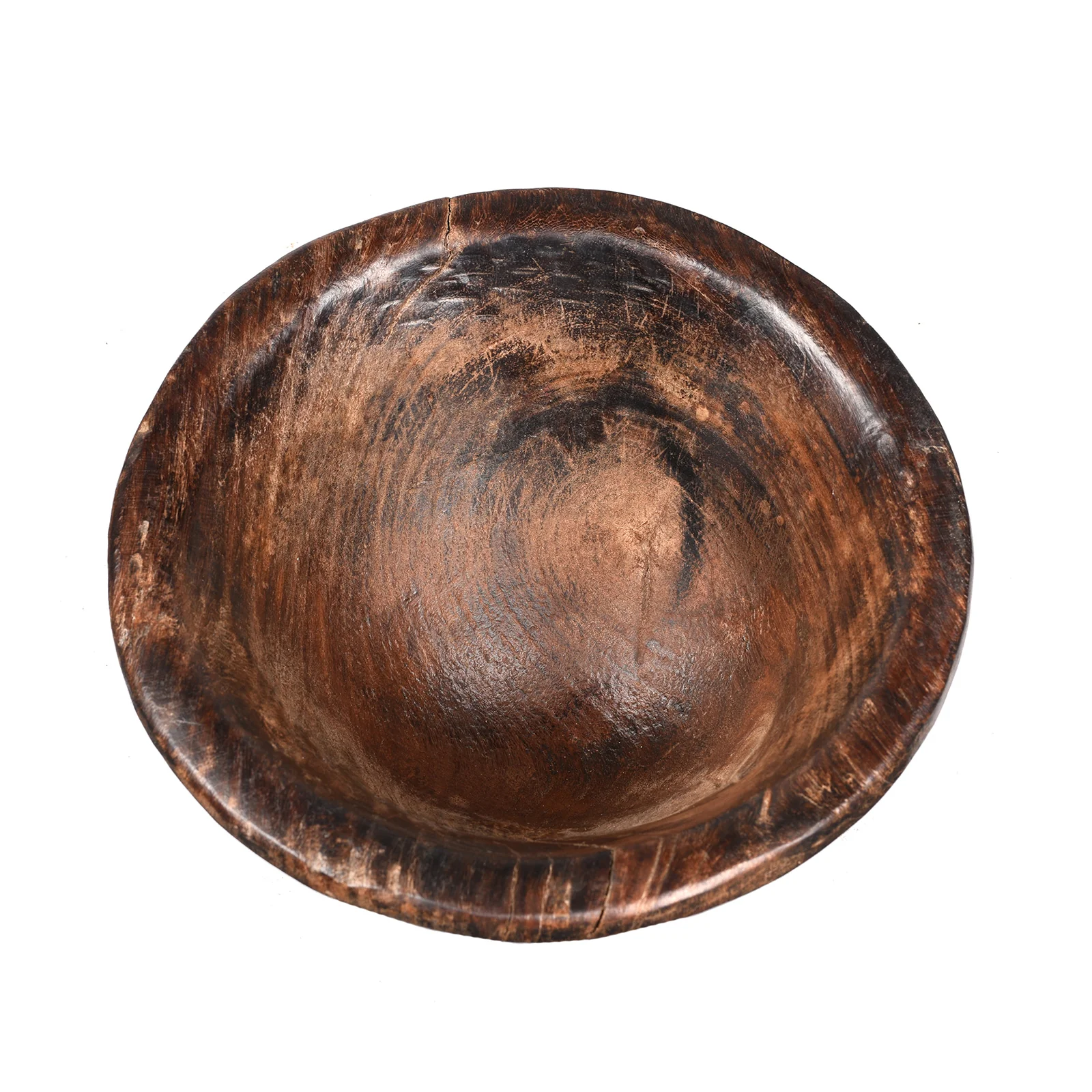 Teak Bowl From Rajasthan - Early 20thC - Image 2