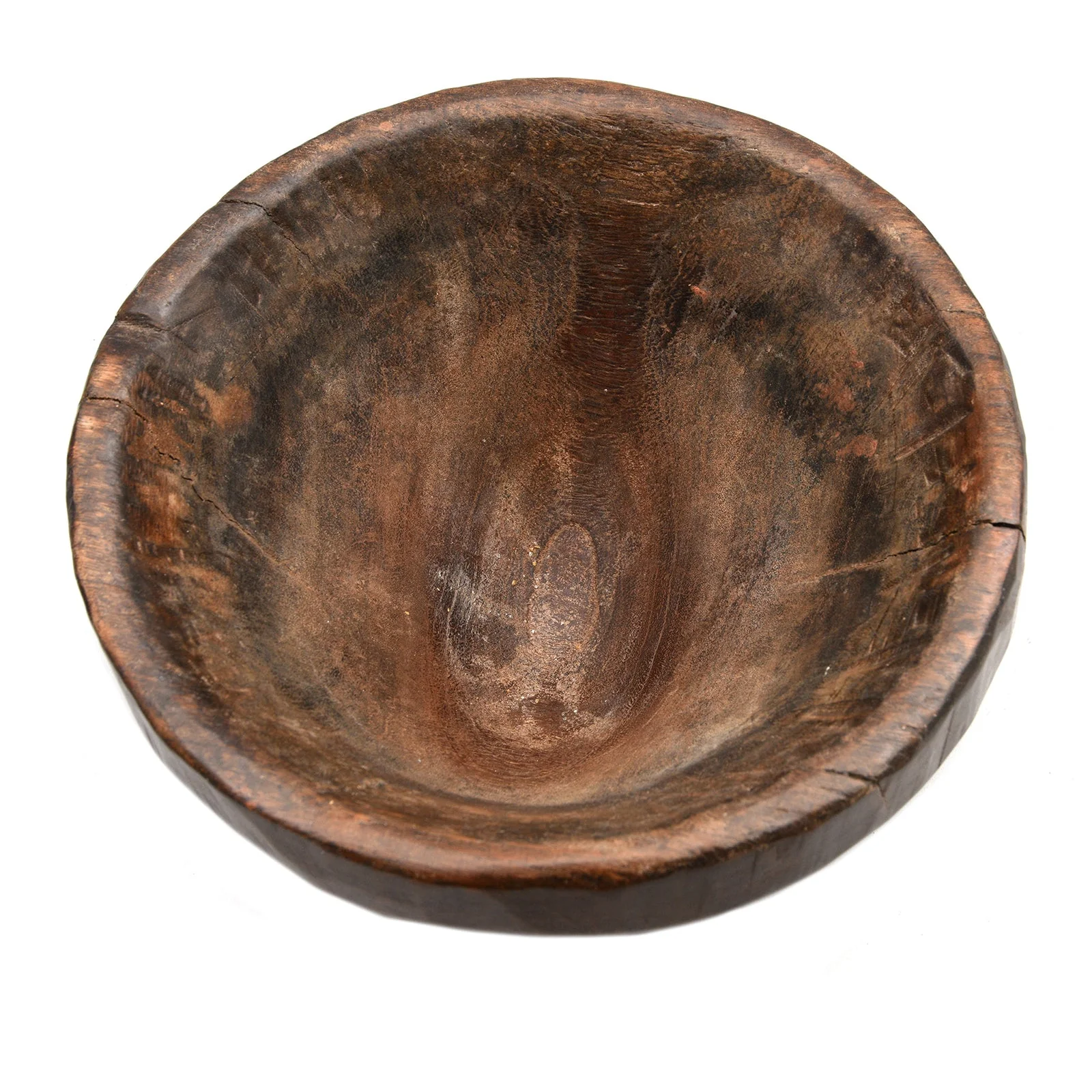 Teak Bowl From Rajasthan - Early 20thC - Image 2