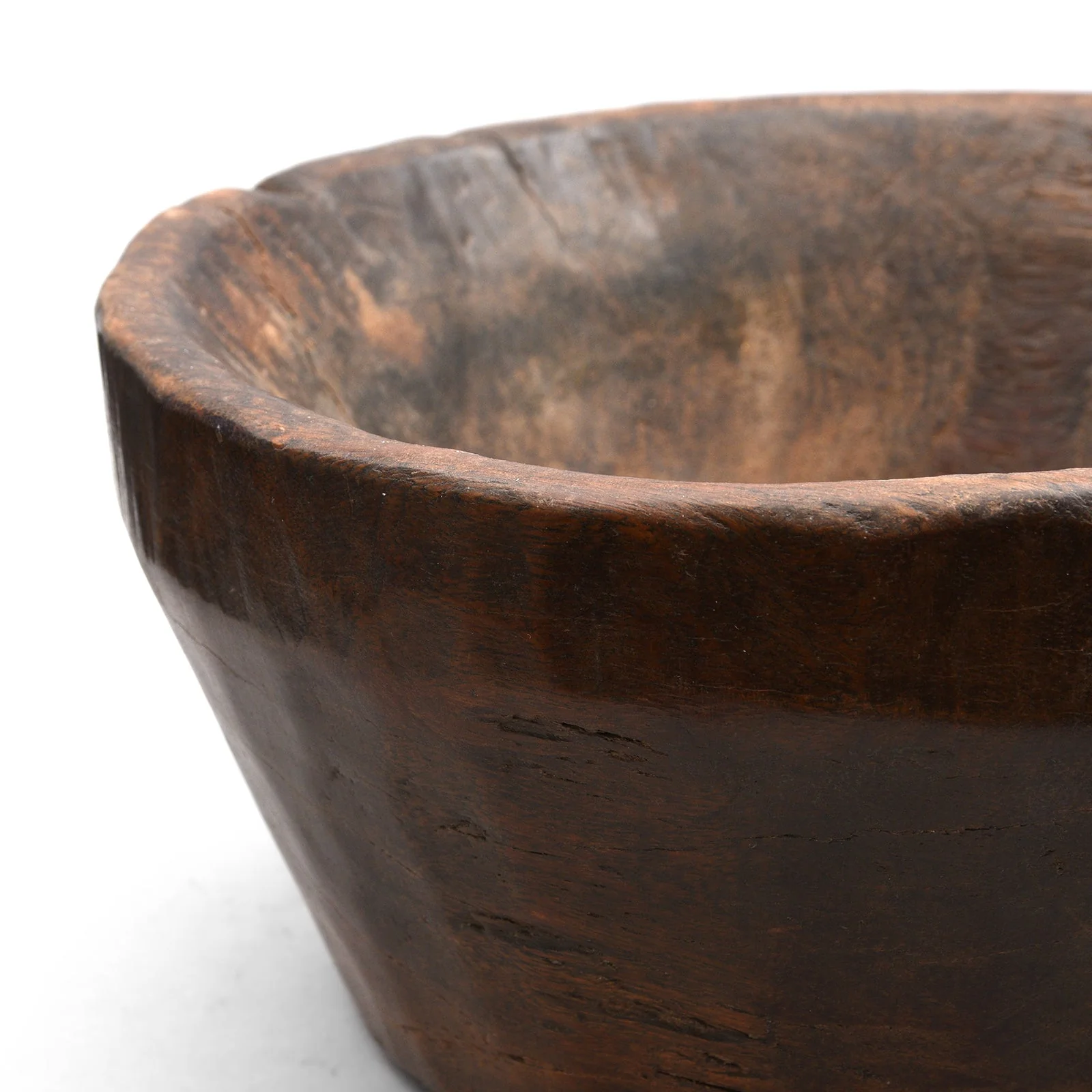 Teak Bowl From Rajasthan - Early 20thC - Image 3