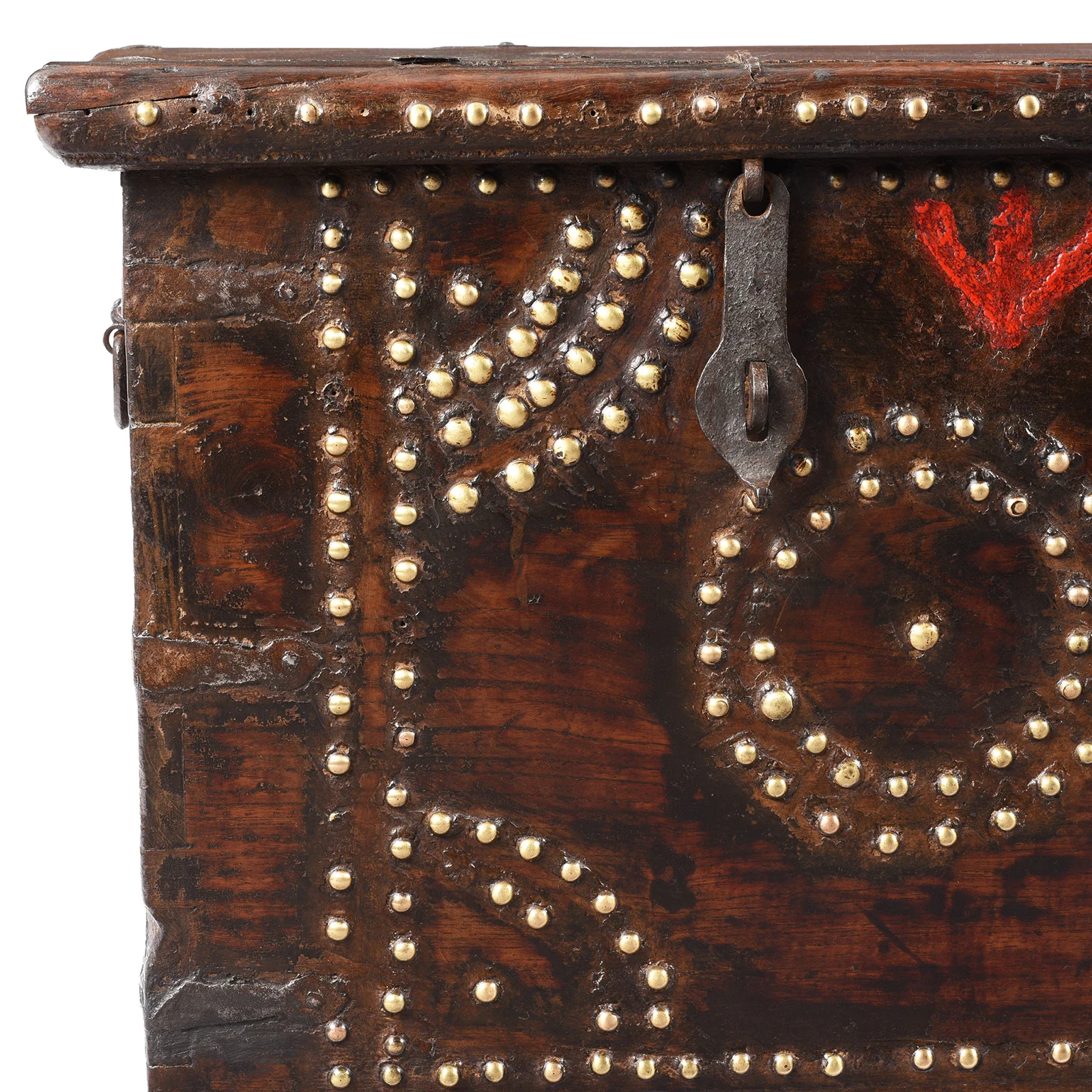 Brass Studded 'Zanzibar' Chest From Kutch - 19th Century - Image 3