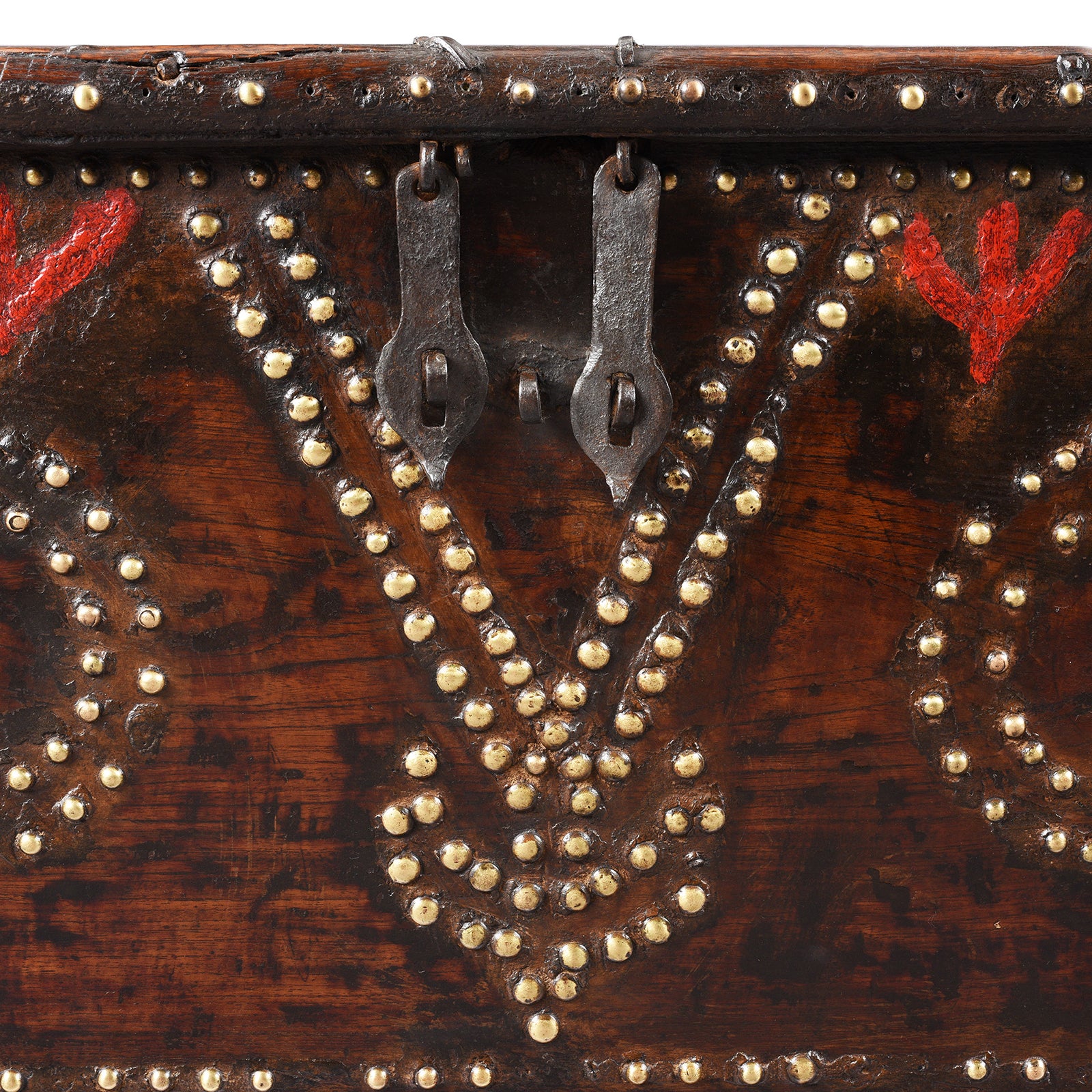 Brass Studded 'Zanzibar' Chest From Kutch - 19th Century - Image 5