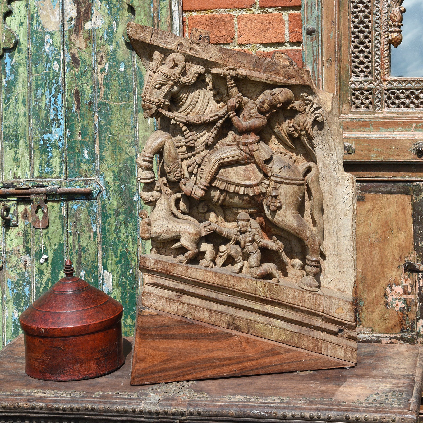 Indian Horse Panel From Tamil Nadu - 19th Century - Image 11