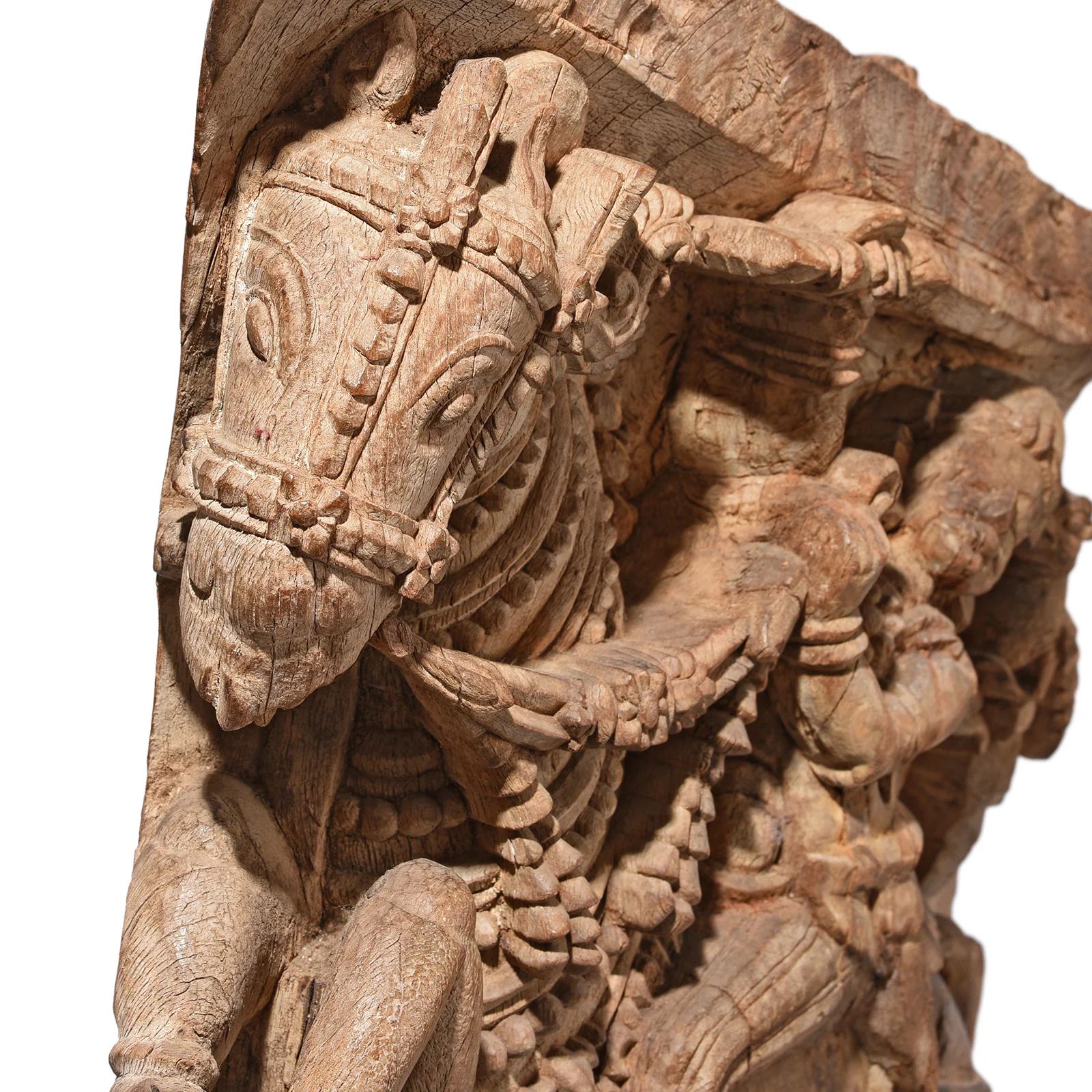 Indian Horse Panel From Tamil Nadu - 19th Century - Image 8