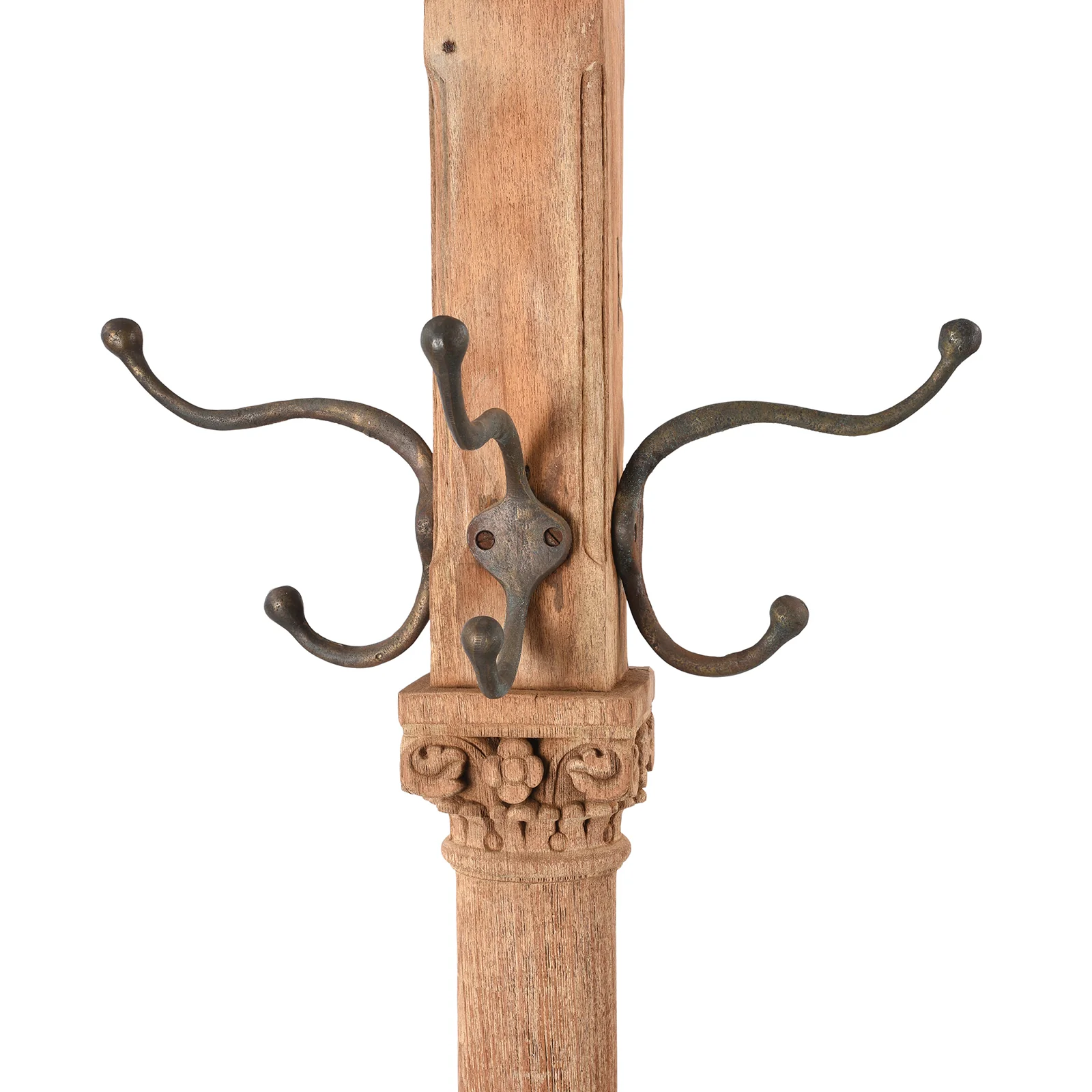Indian Pillar Coat Stand - Image 3