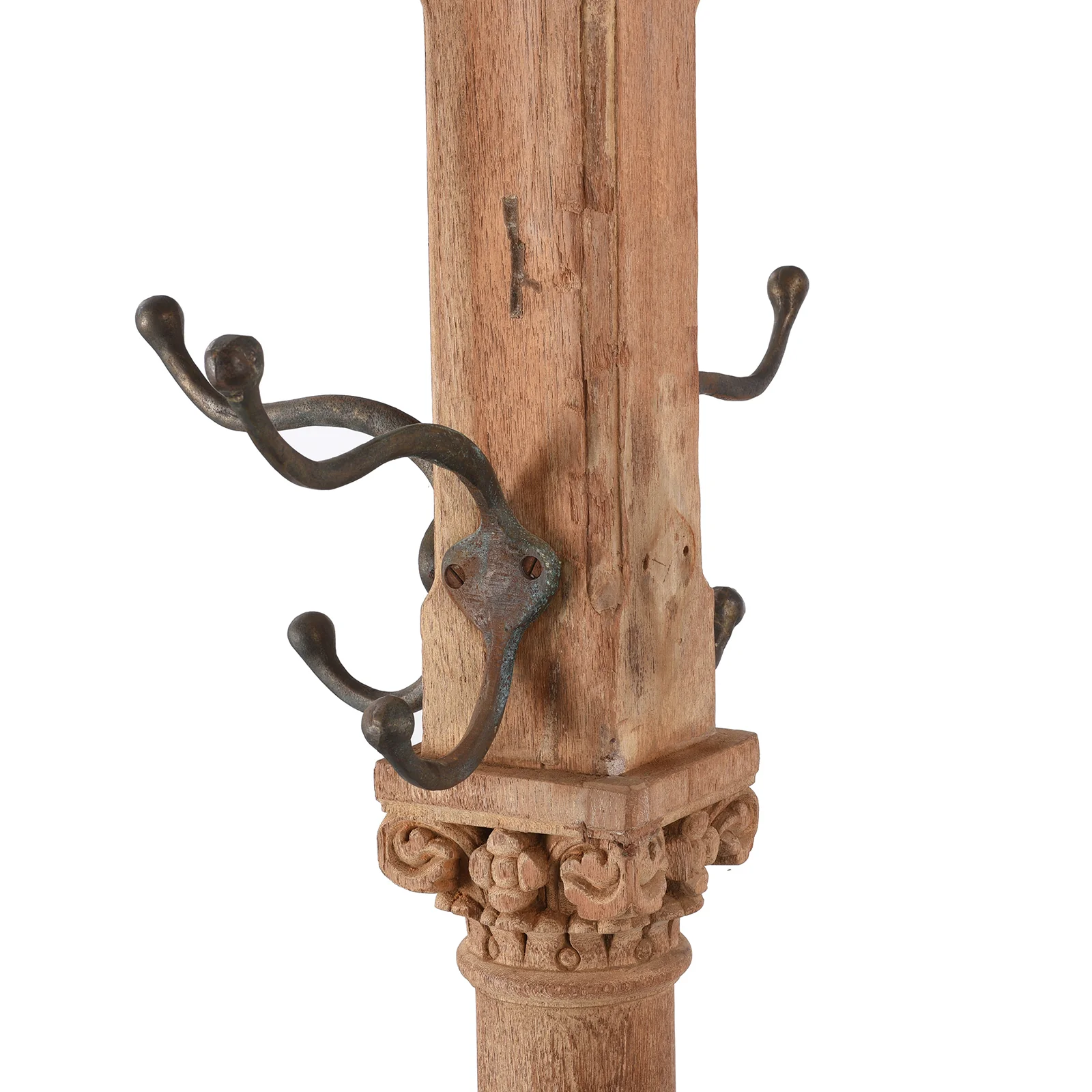 Indian Pillar Coat Stand - Image 6