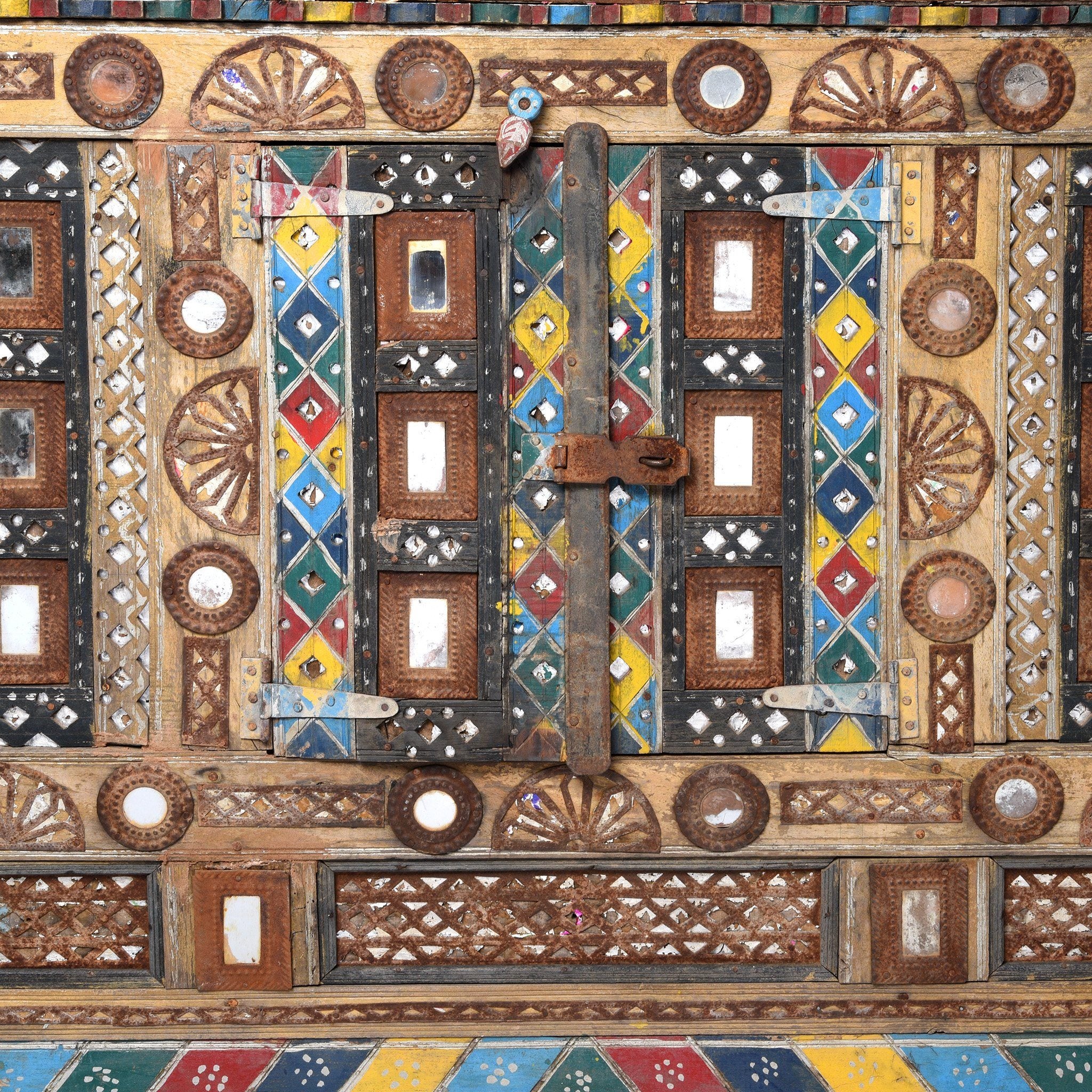 Indian "Damchiya" Dowry Chest From Kutch - Ca 1920 - Image 11