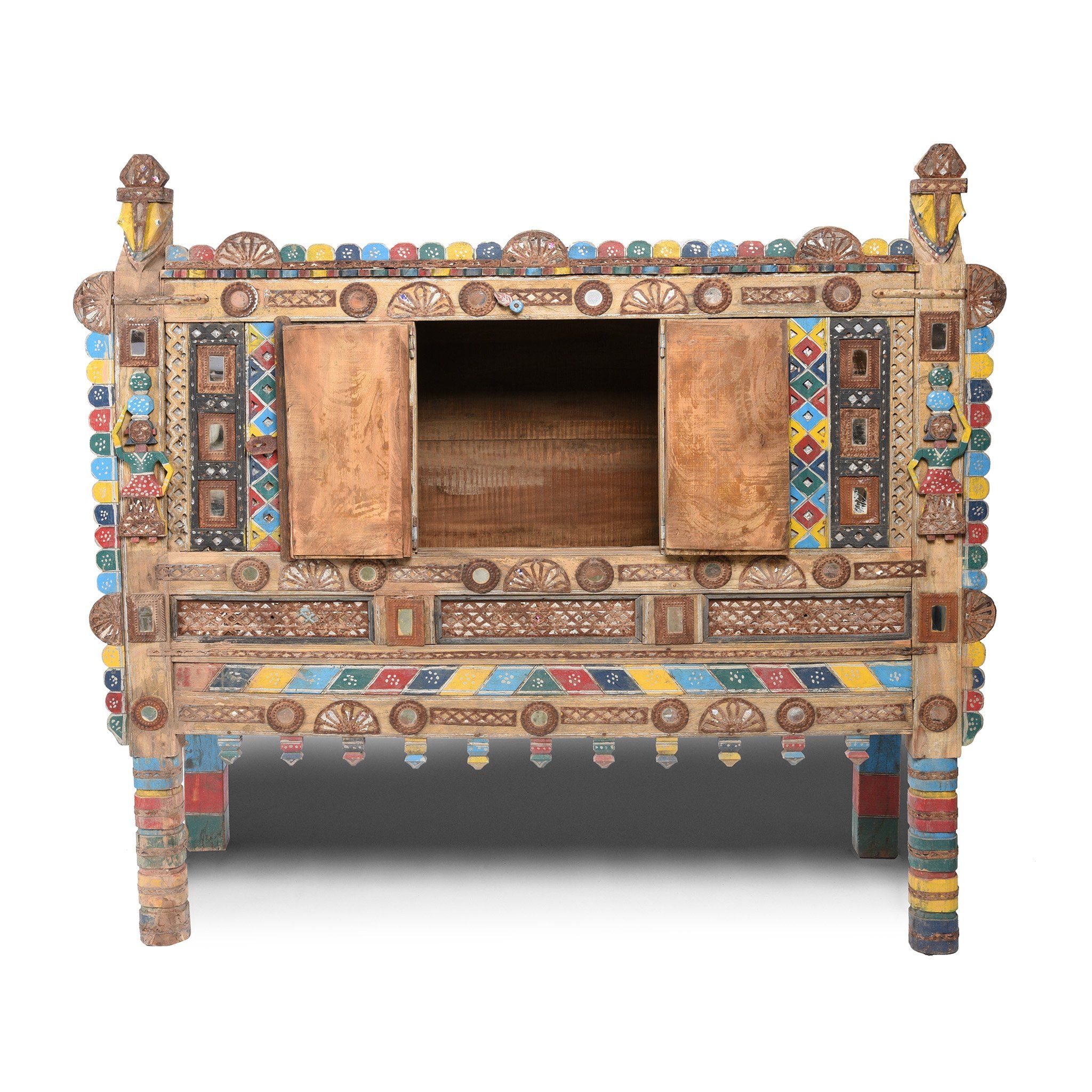Indian "Damchiya" Dowry Chest From Kutch - Ca 1920 - Image 6