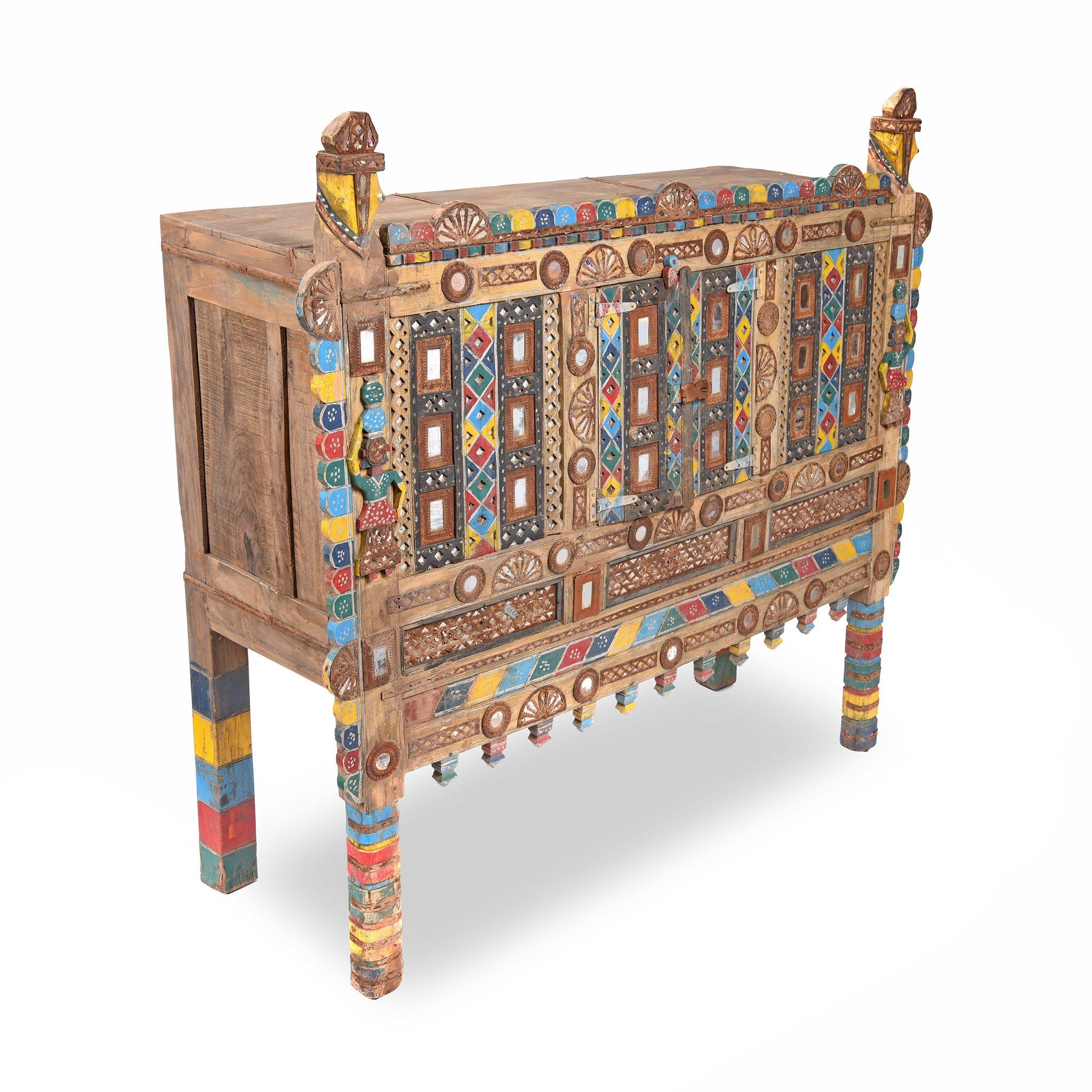 Indian "Damchiya" Dowry Chest From Kutch - Ca 1920 - Image 9