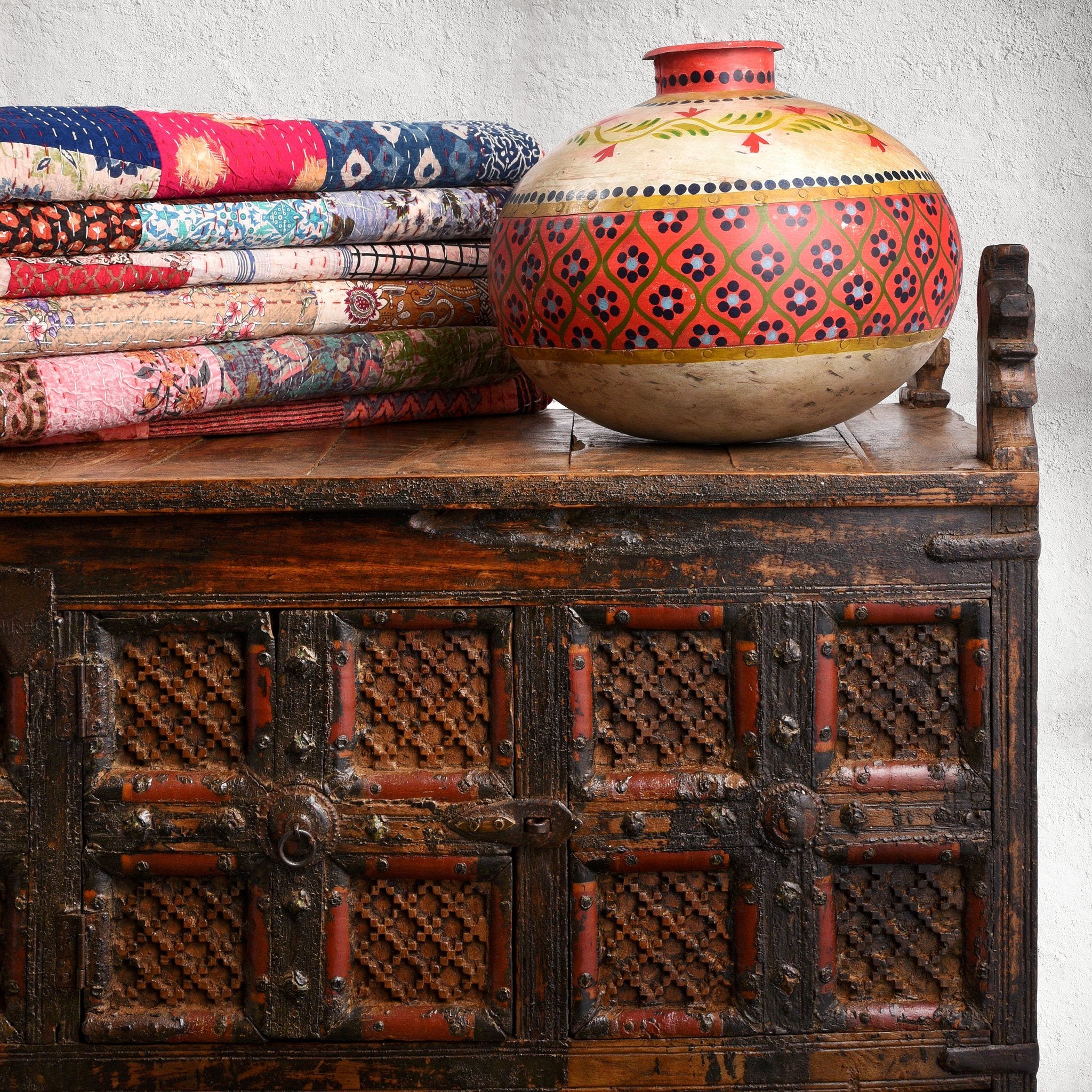 Indian "Damchiya" Dowry Chest From Kutch - 19thC - Image 2