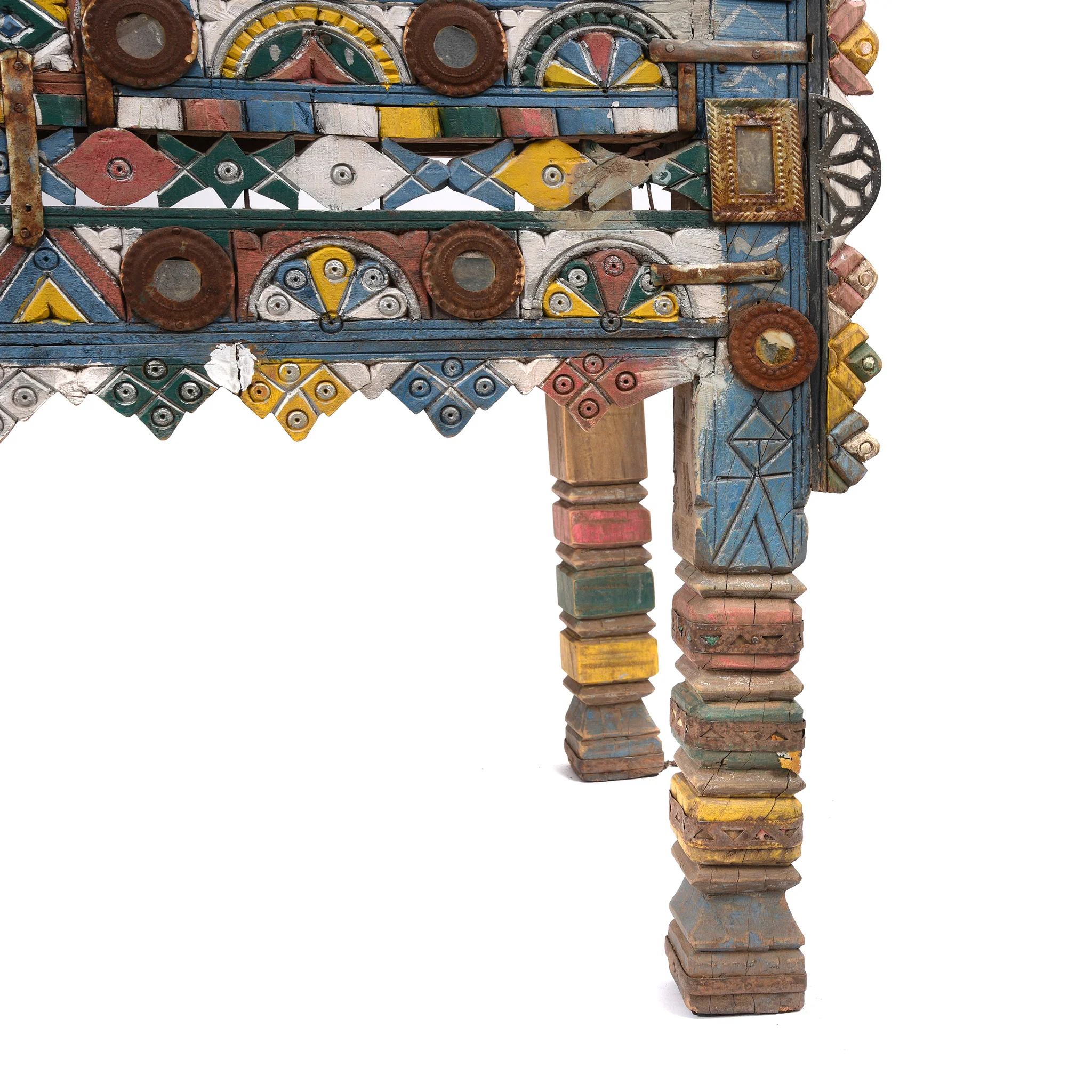 Indian "Damchiya" Dowry Chest From Kutch - Ca 1920 - Image 12