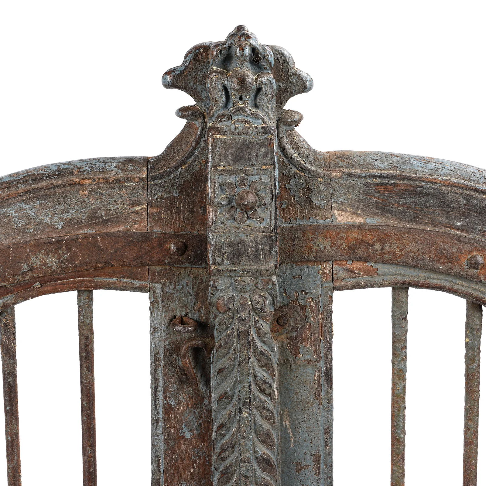 Teak Dog Gate From Gujarat - 19th Century - Image 3