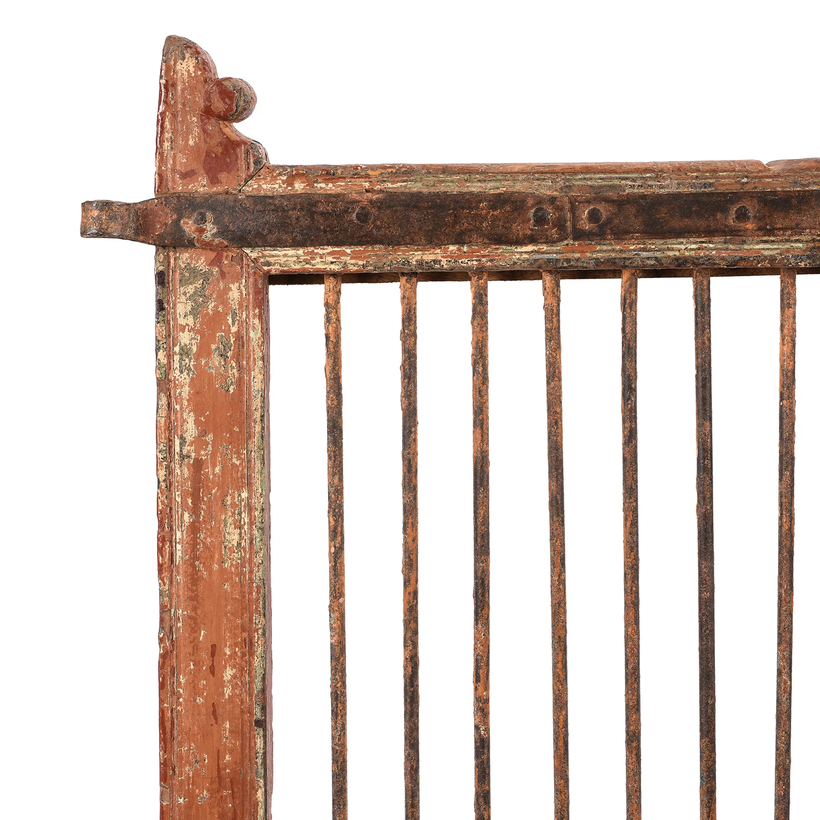 Teak Dog Gate From Gujarat - 19th Century - Image 2
