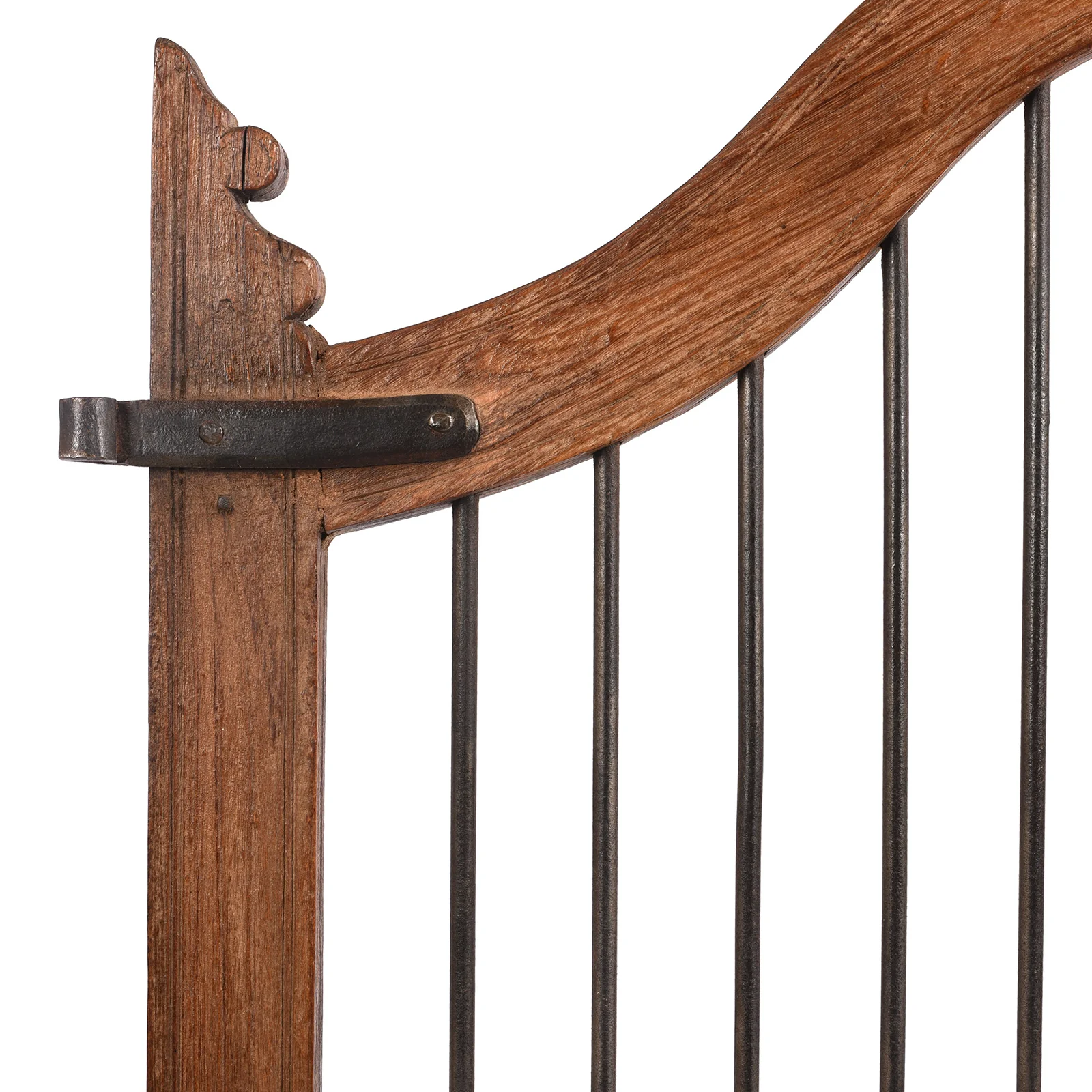 Teak Dog Gate From Gujarat - 19th Century - Image 4