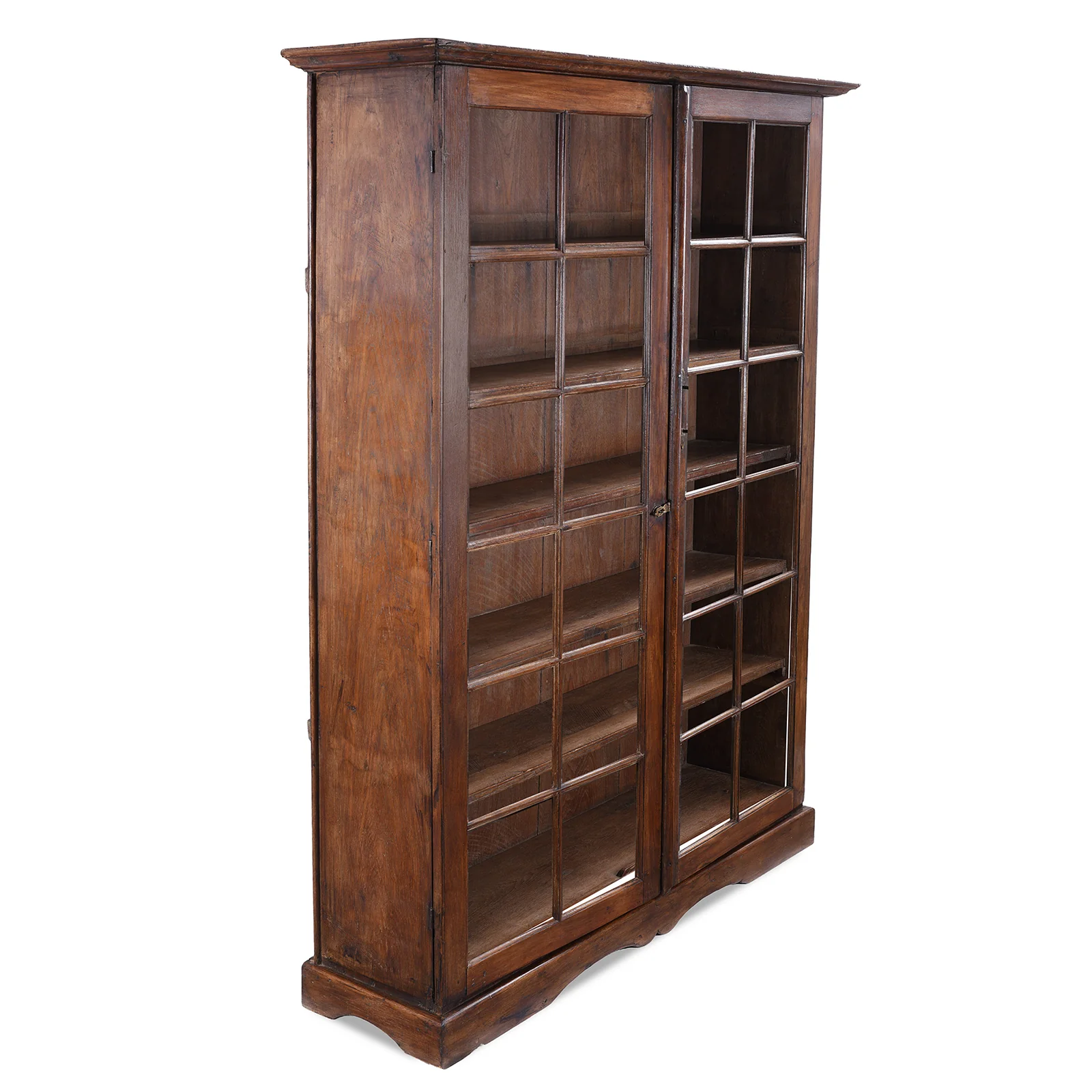 Indian Teak Book Cabinet - 19th Century - Image 5