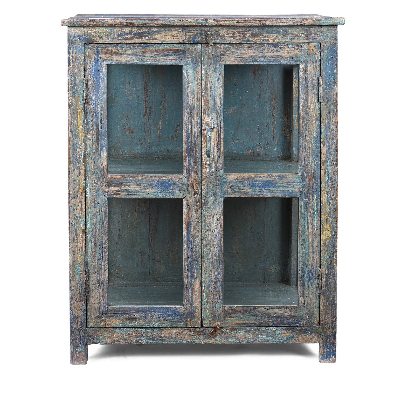Teak Glazed Book Cabinet - Ca 1920'S